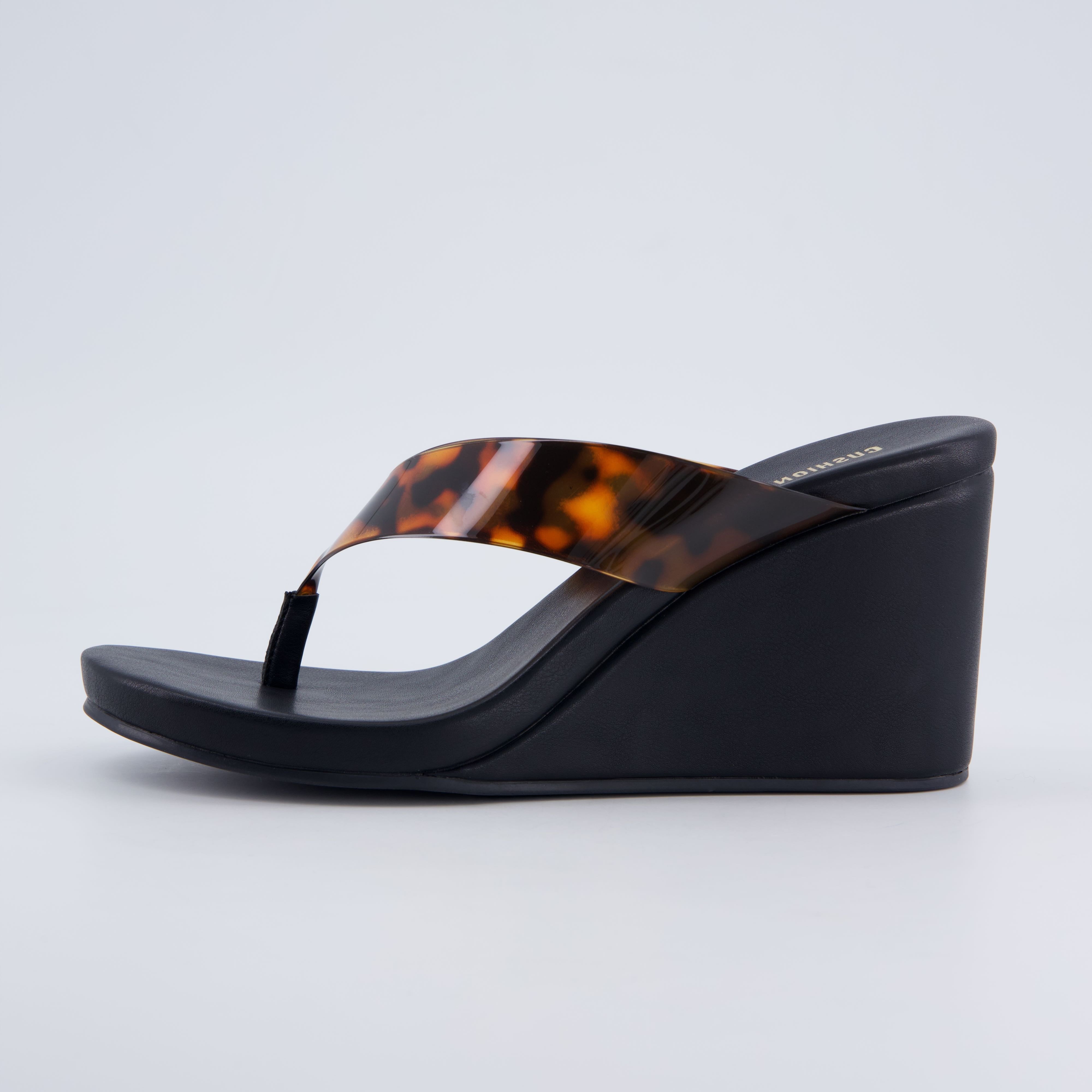 Bera Platform Sandals Clear