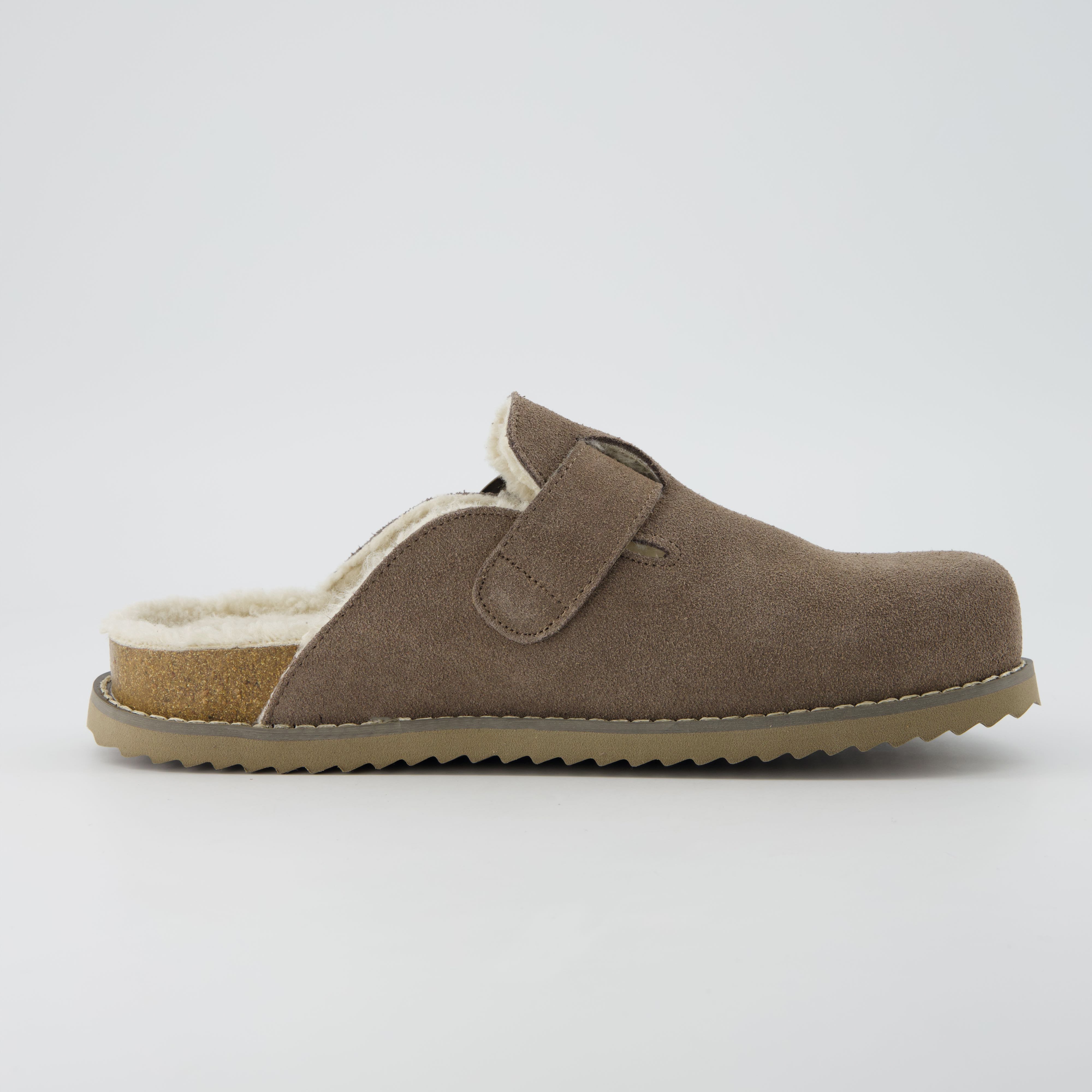 Blain Fur Genuine Suede Clogs