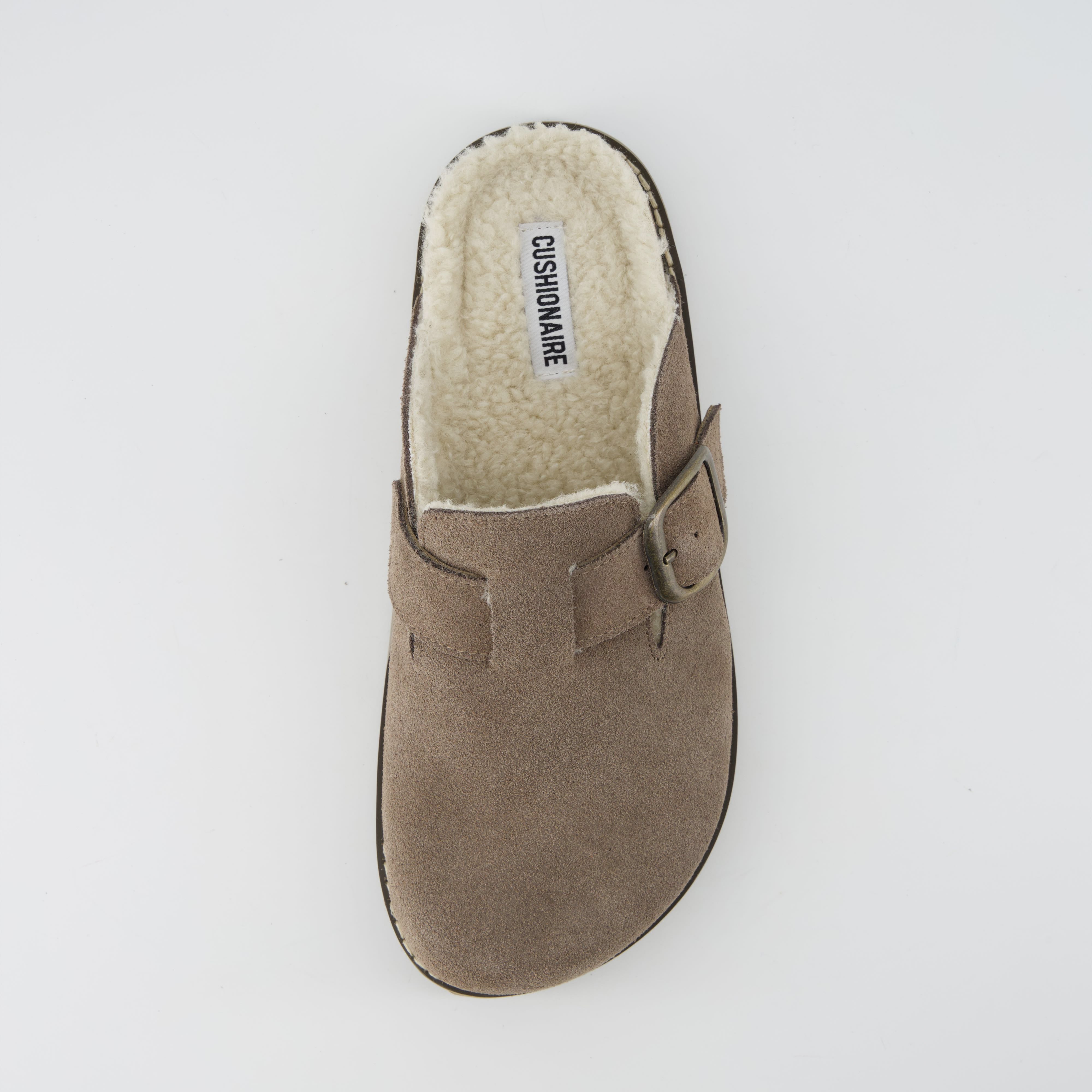 Blain Fur Genuine Suede Clogs