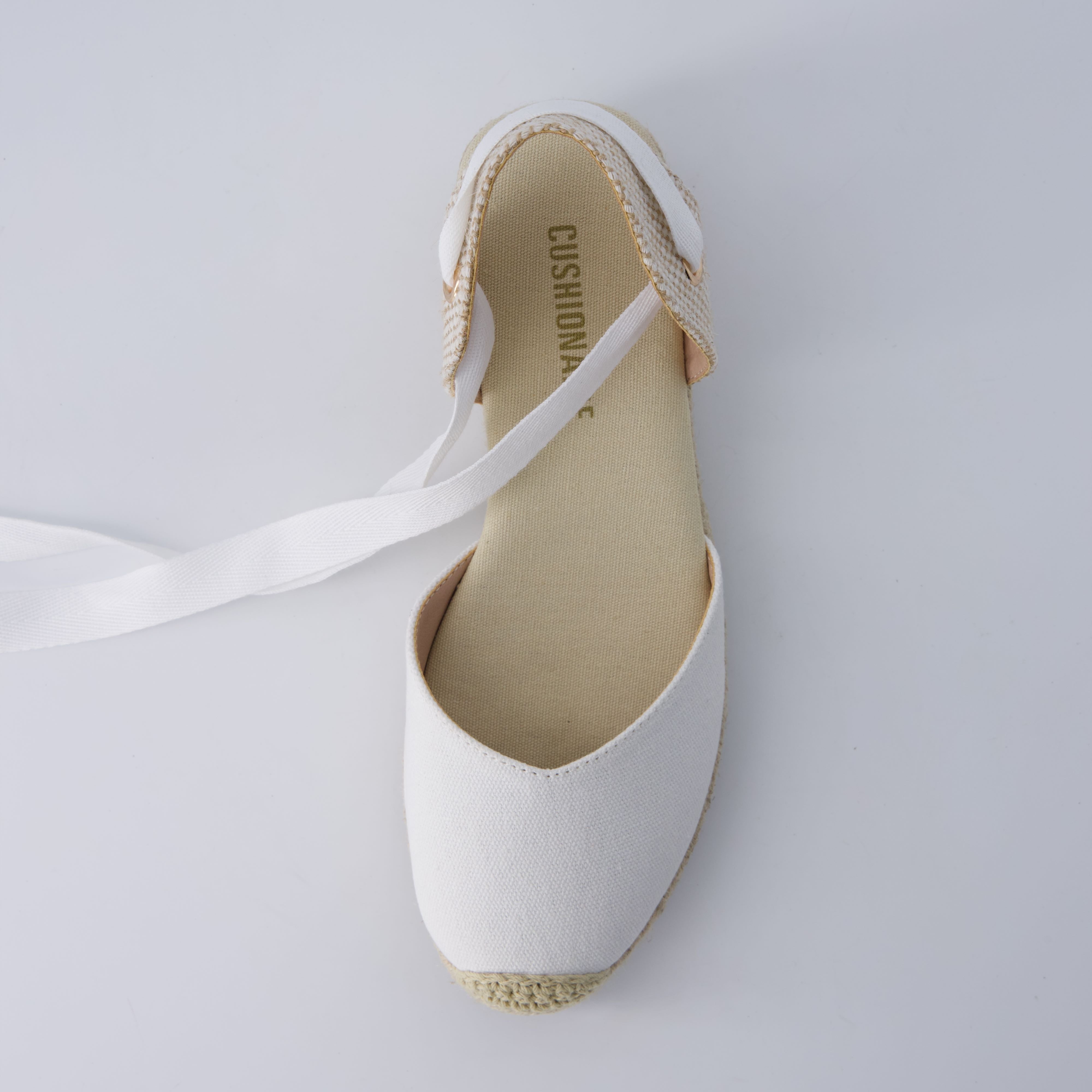 Bonita Platform Wedge Sandals Chocolate Linen