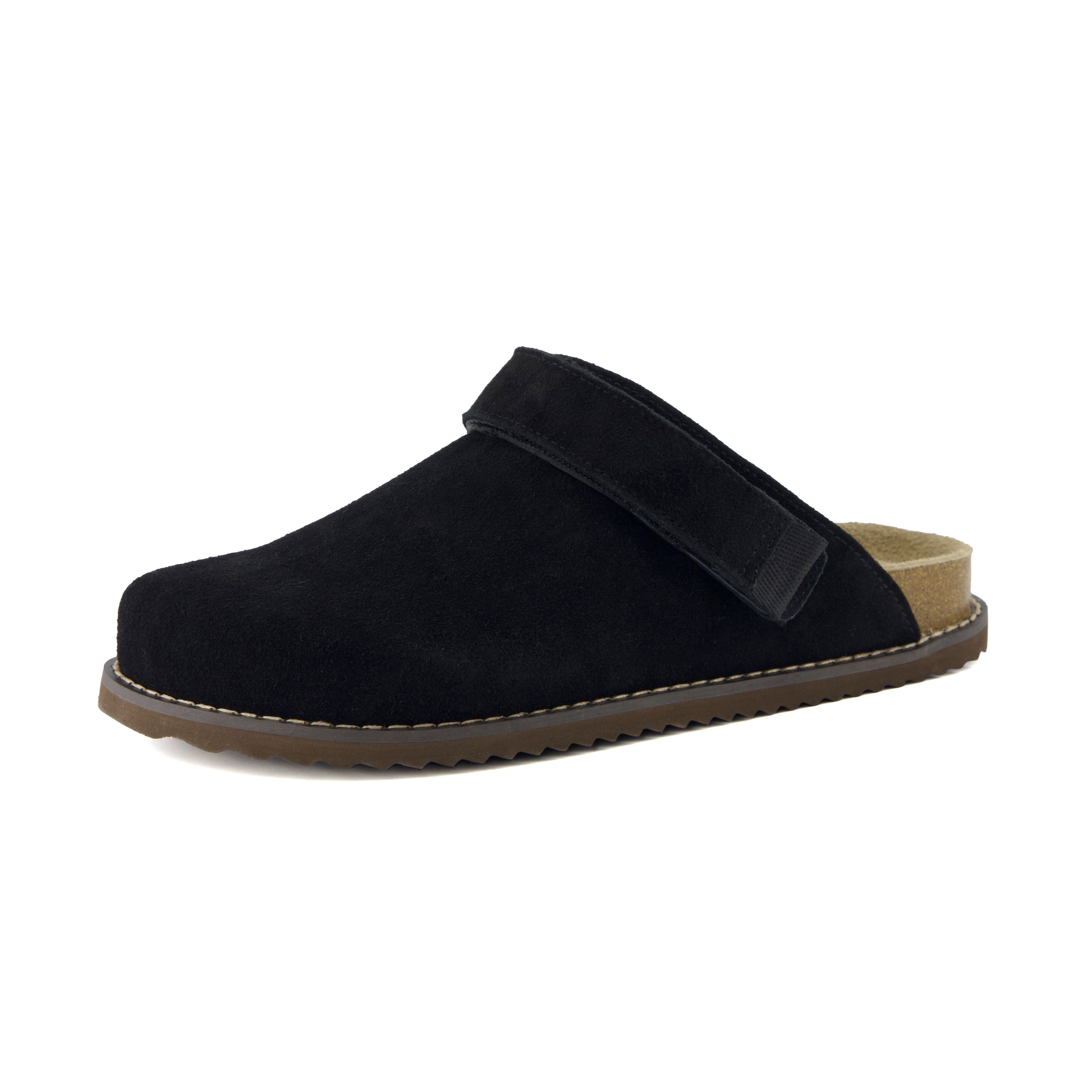 Boulder Suede Clog Black