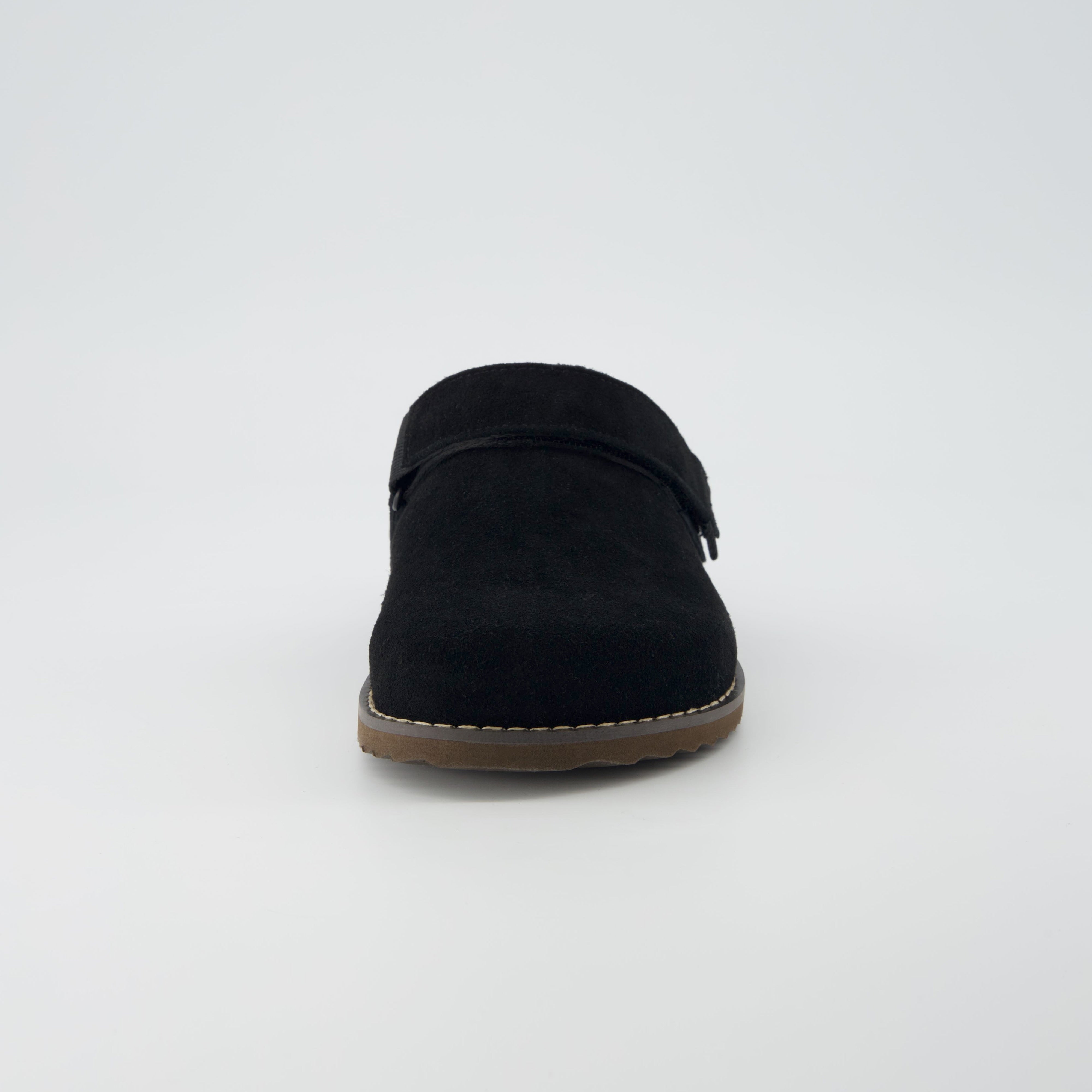 Boulder Suede Clog Black
