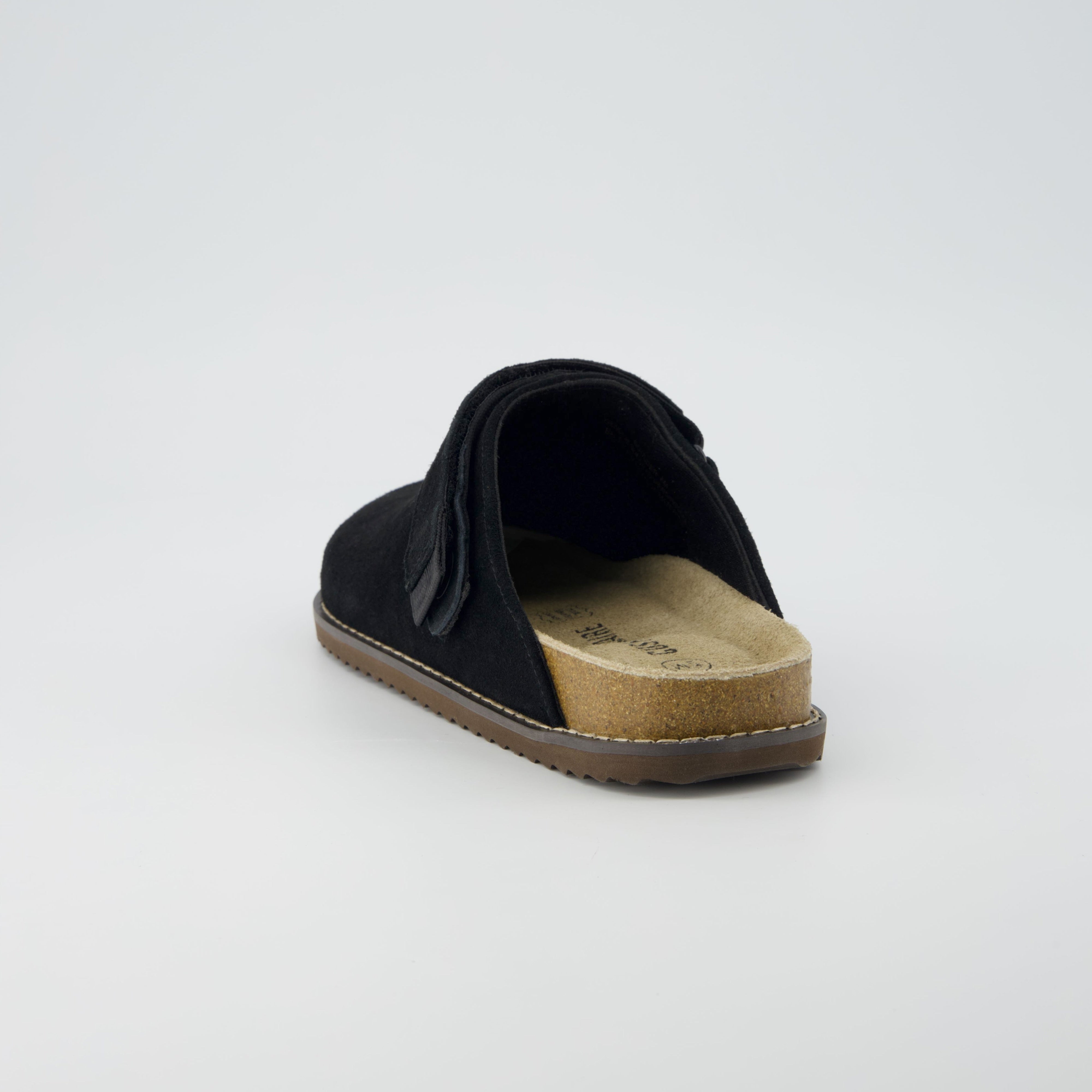 Boulder Suede Clog Black