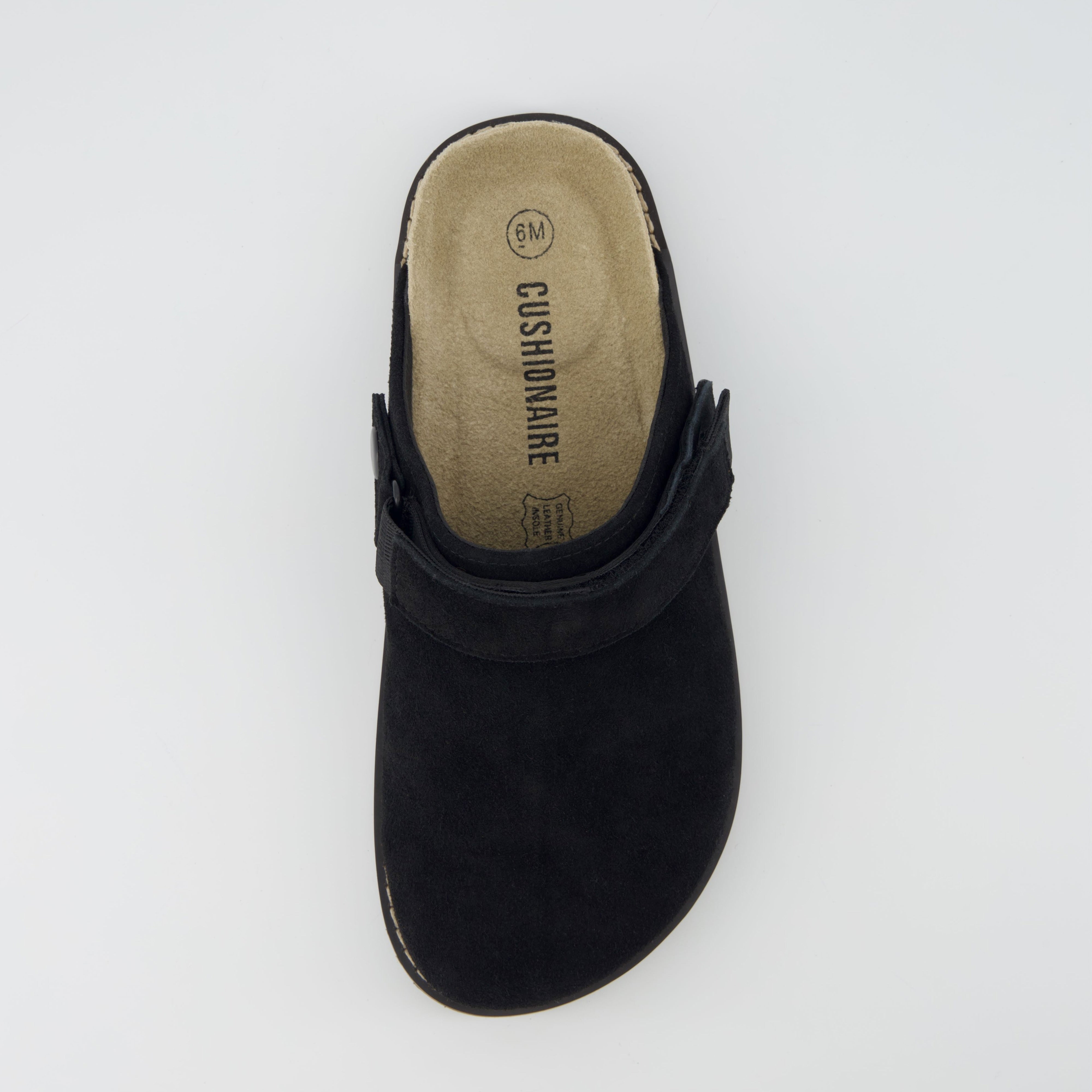 Boulder Suede Clog Black