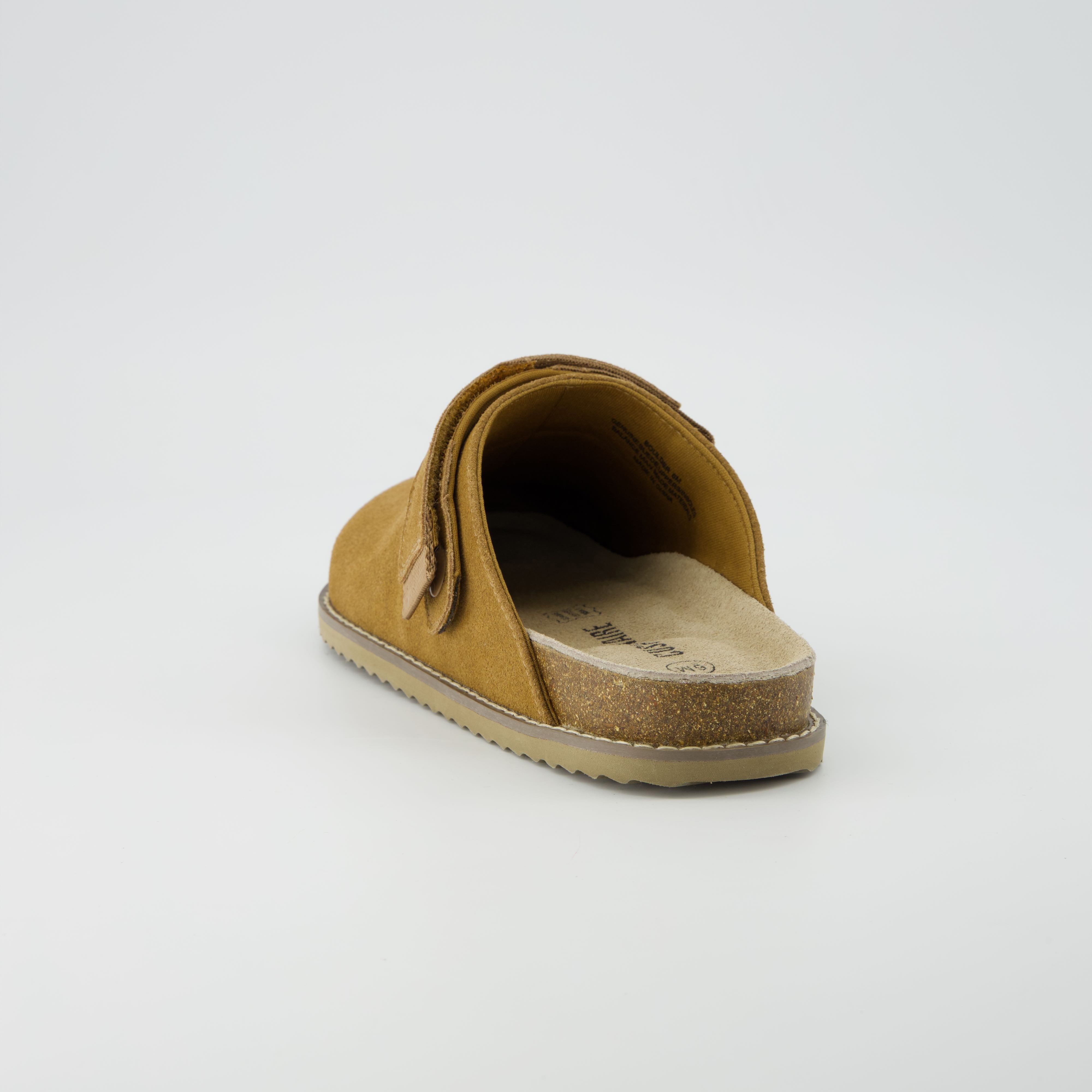 Boulder Suede Clog Chestnut