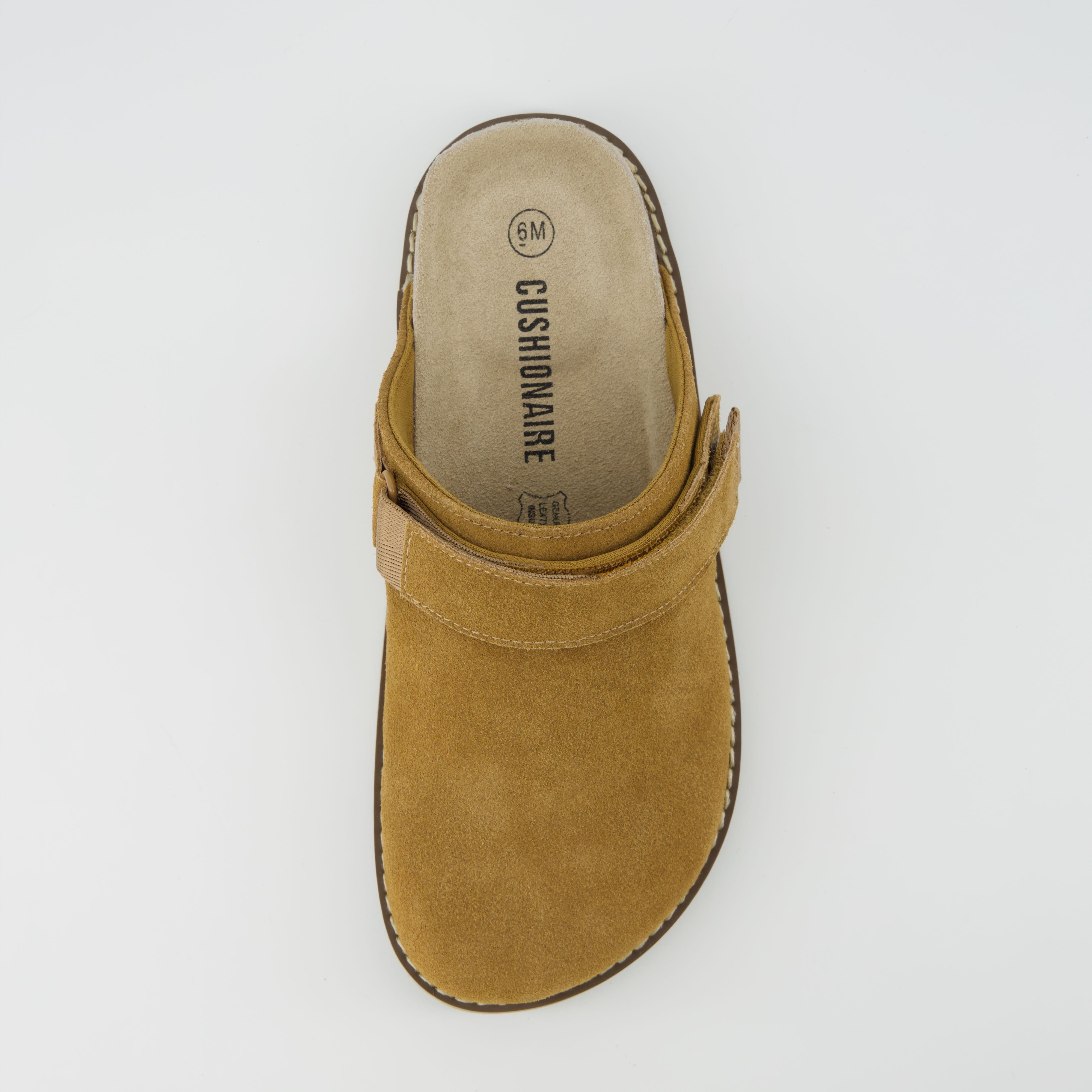 Boulder Suede Clog Chestnut