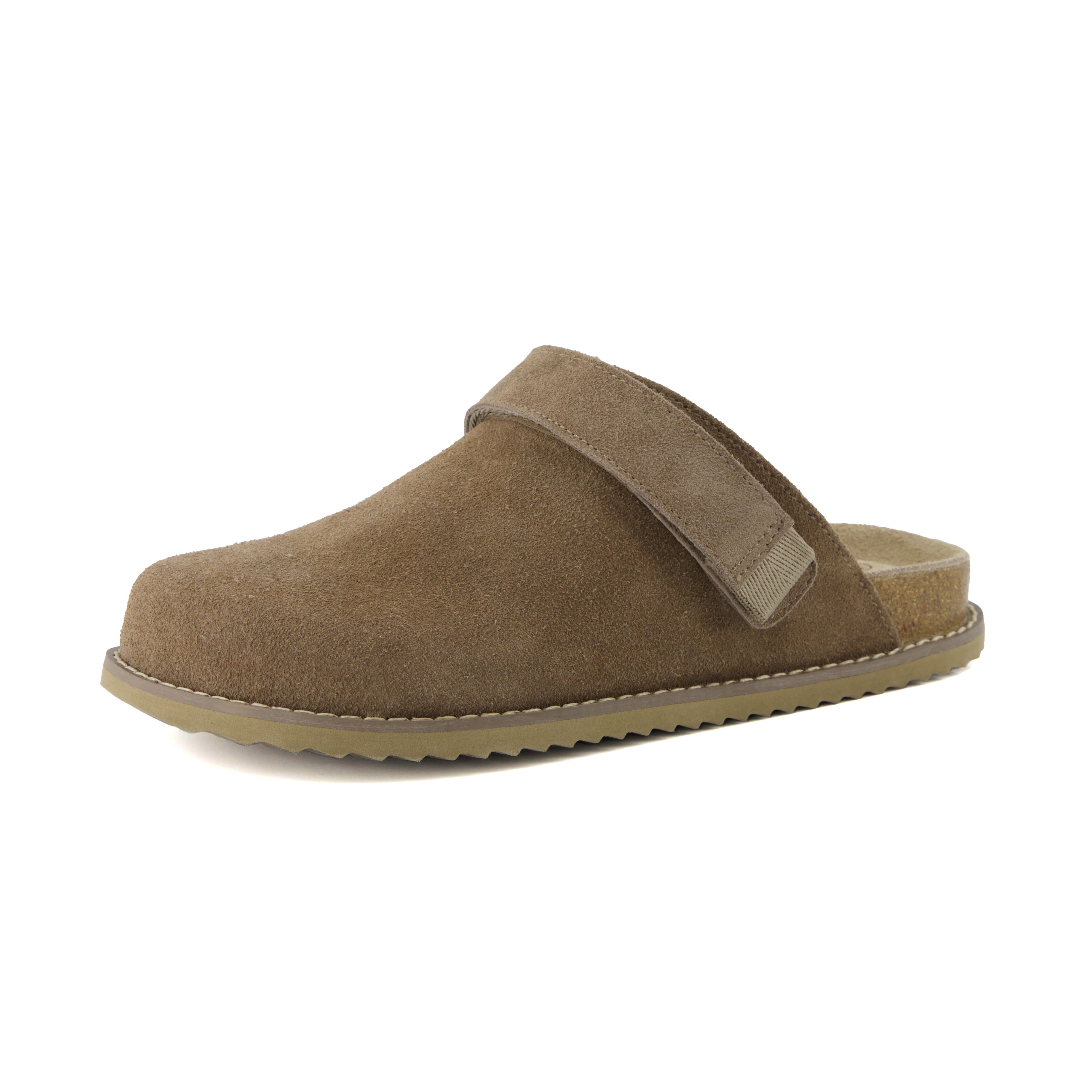 Boulder Suede Clog Taupe