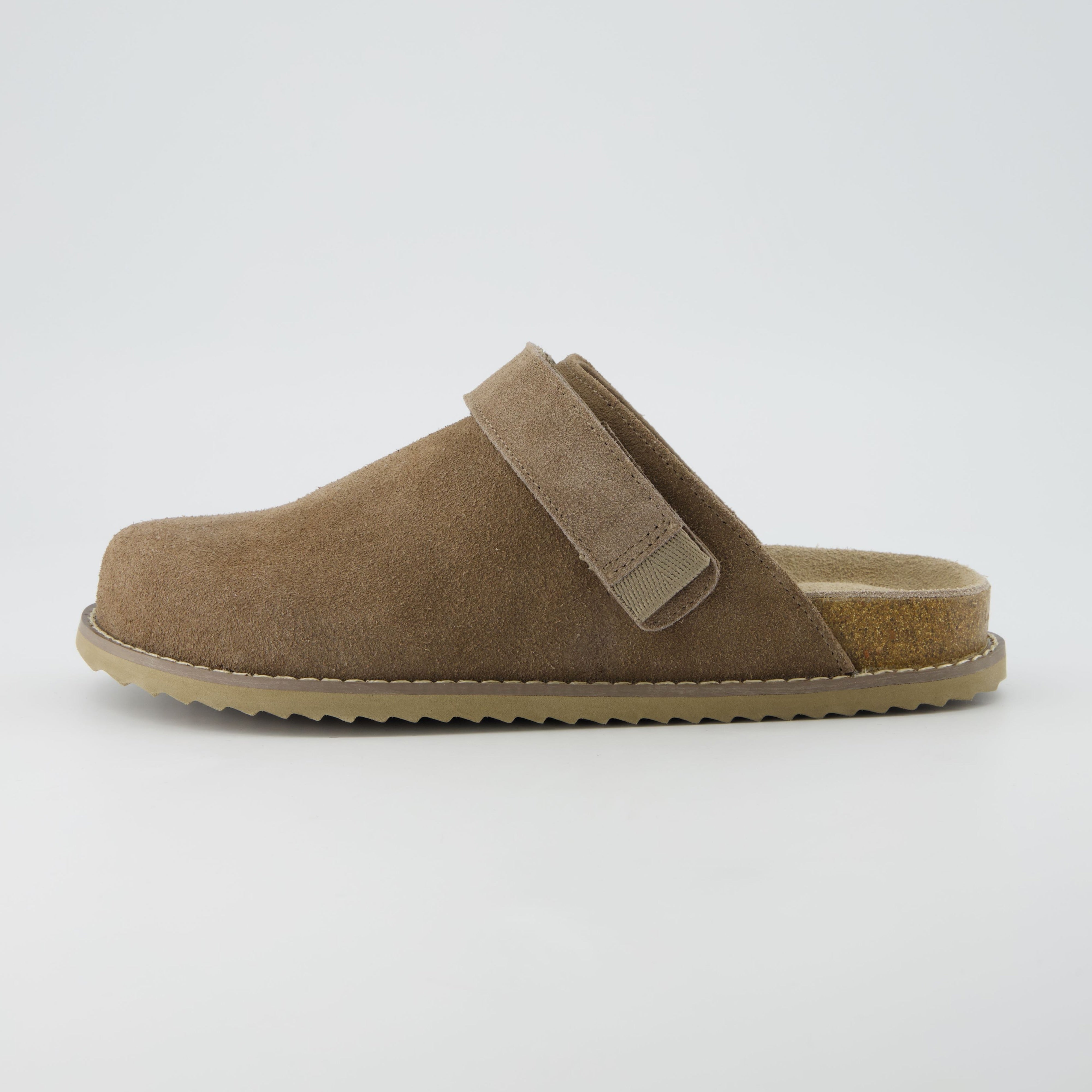 Boulder Suede Clog Taupe