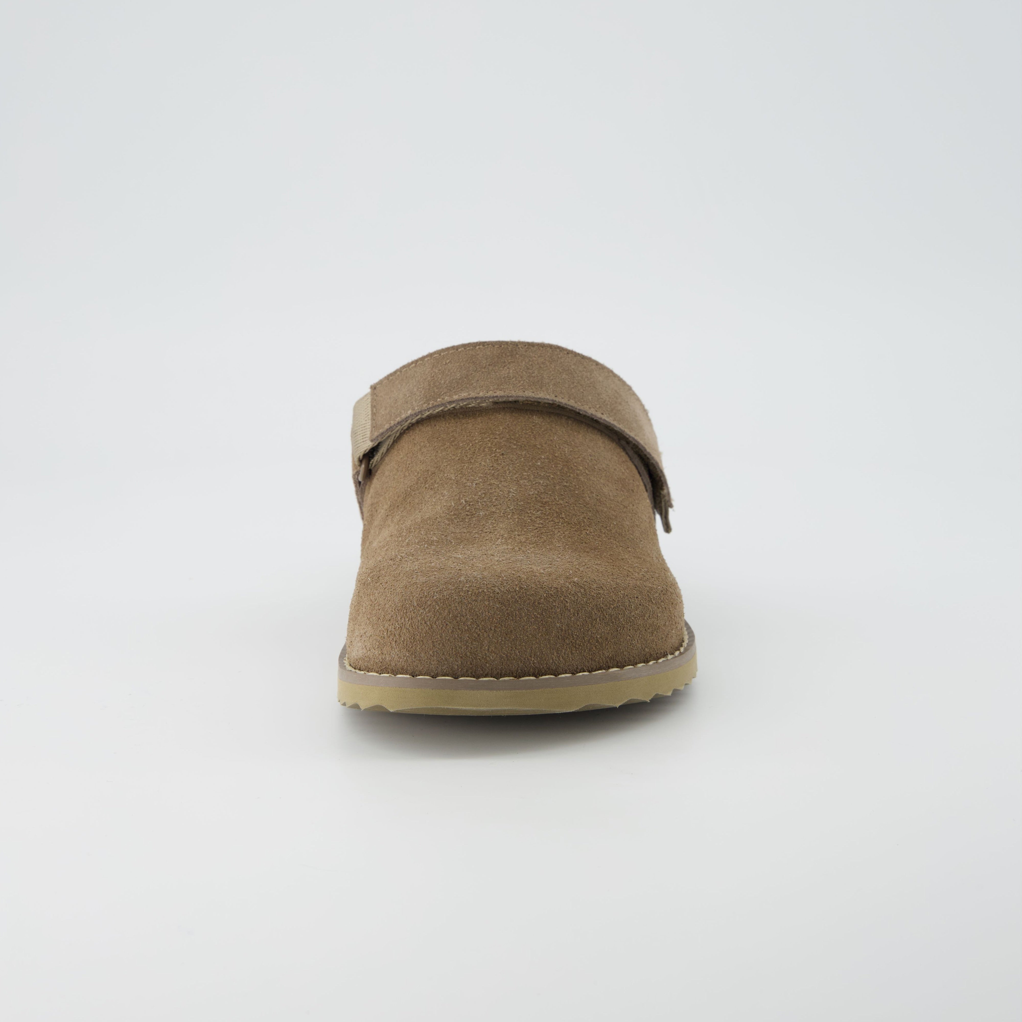 Boulder Suede Clog Taupe