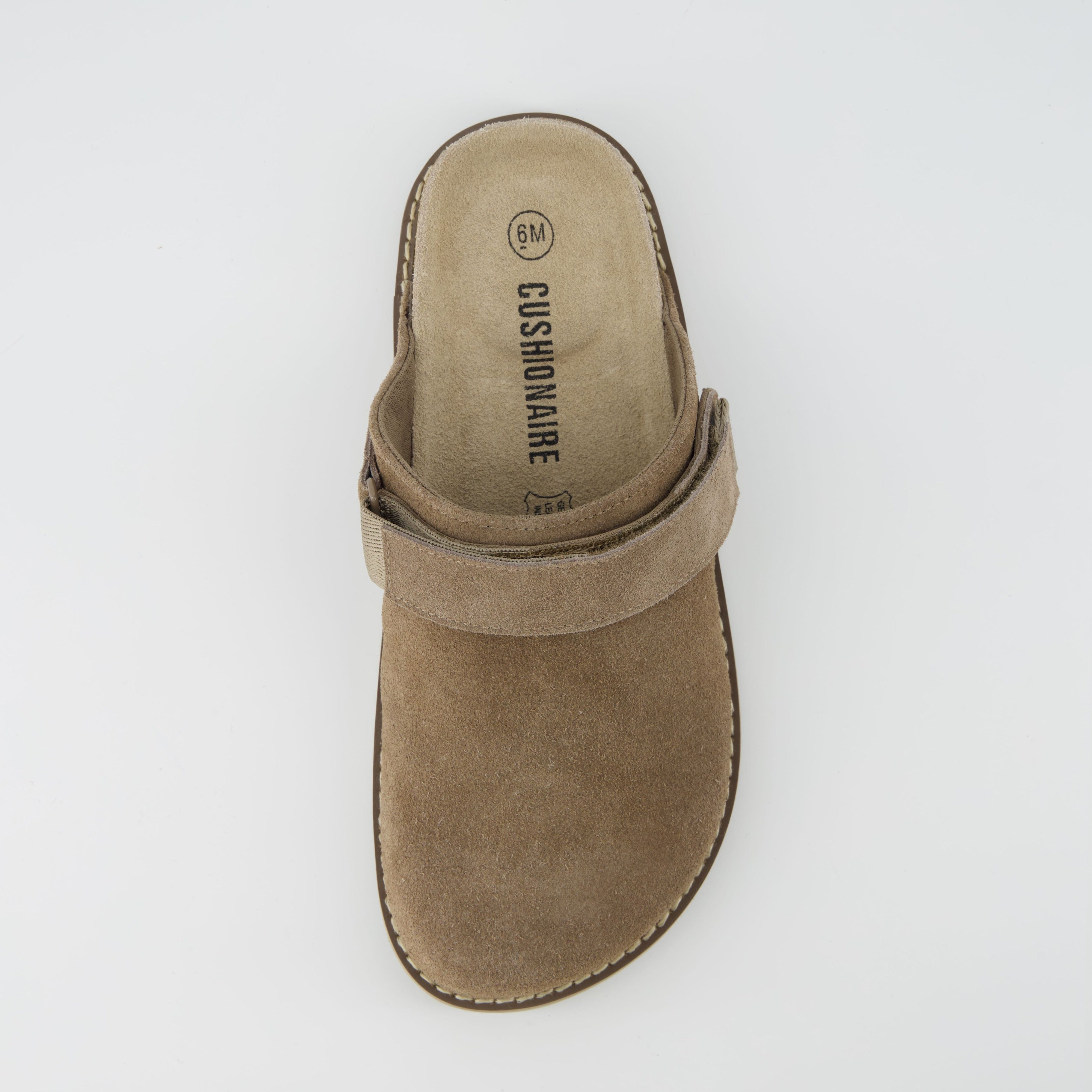 Boulder Suede Clog Taupe