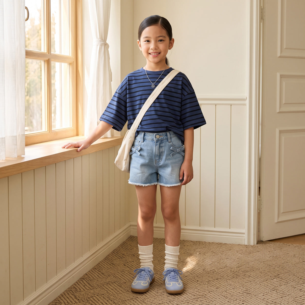 Bria Kids Fashion Sneakers Blue Medium