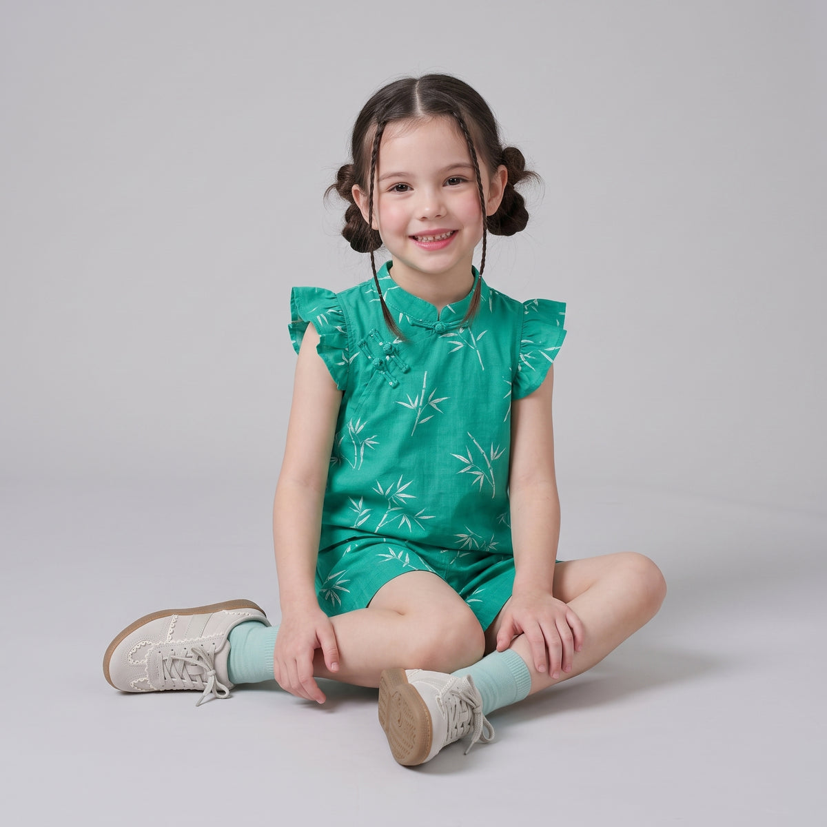 Bria Kids Fashion Sneakers Ivory Medium
