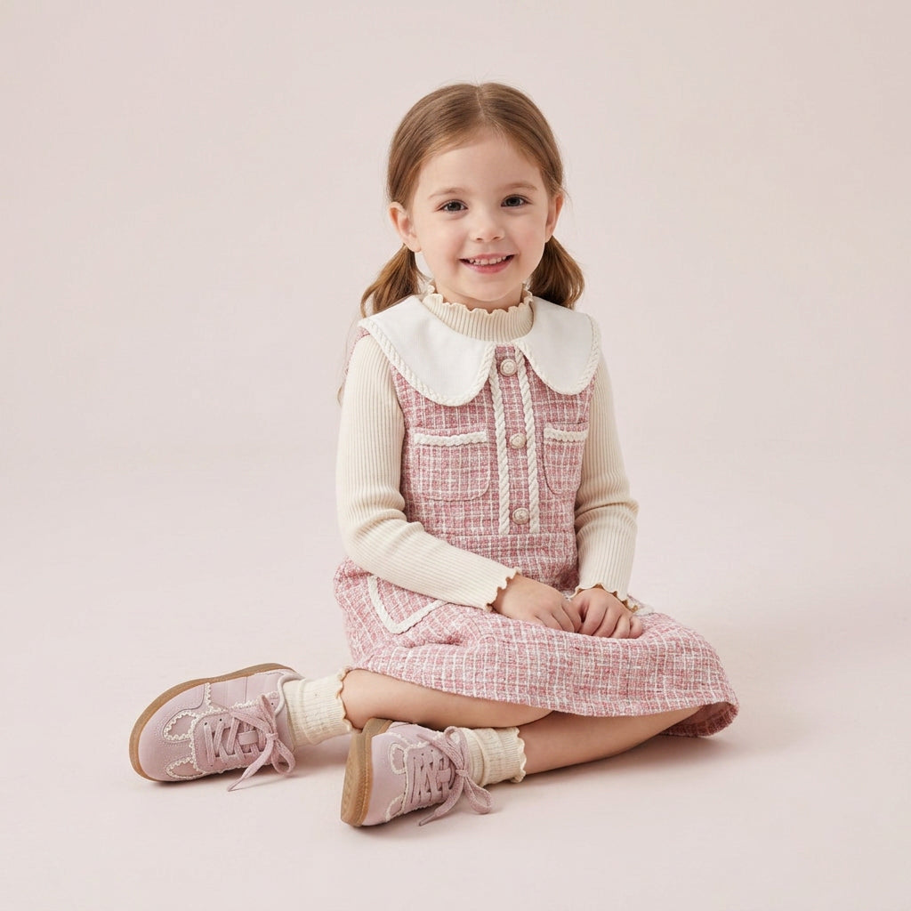 Bria Kids Fashion Sneakers Pink Medium