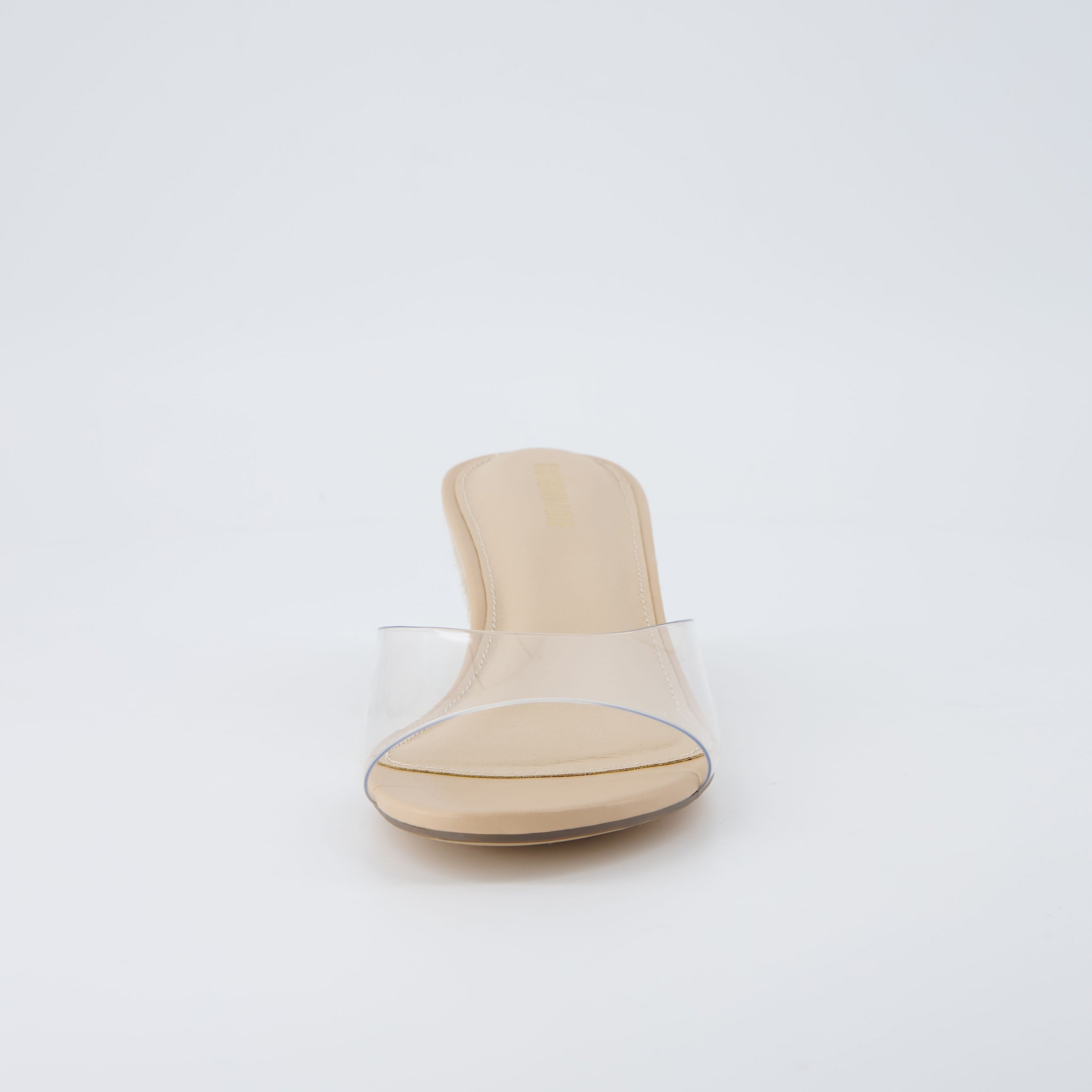 Brit Wedge Sandal Clear