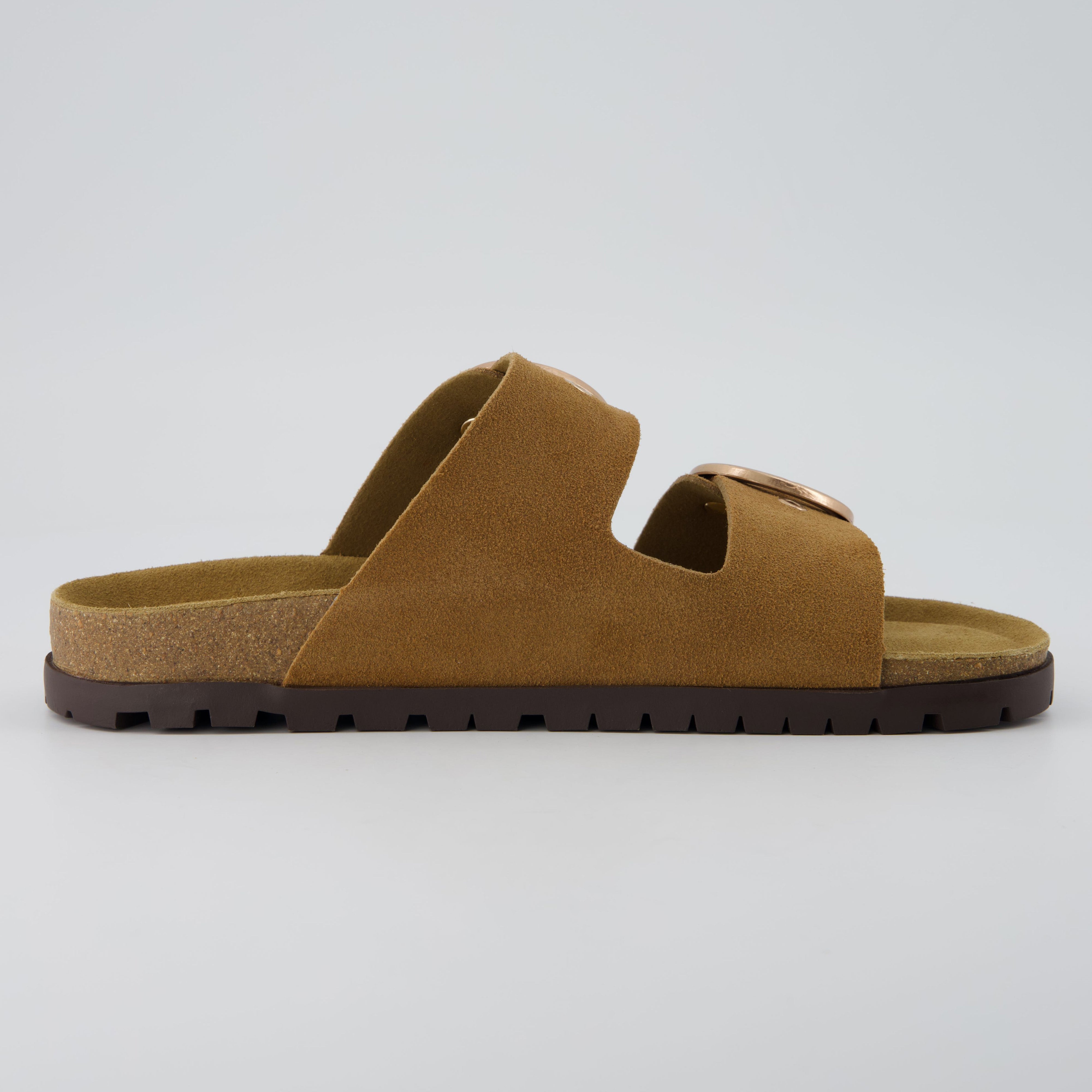 Brook Cork Footbed Sandal Camel
