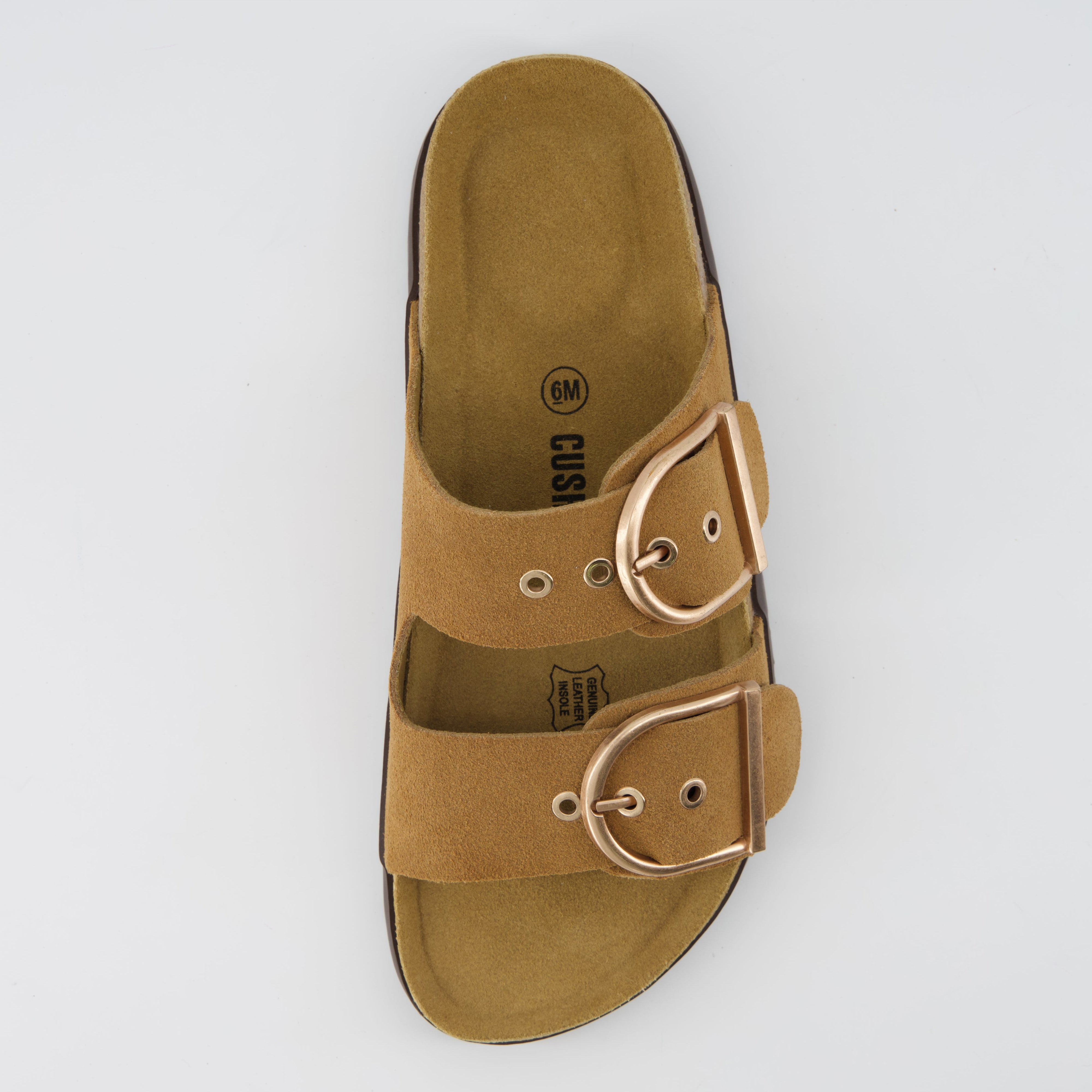 Brook Cork Footbed Sandal Camel