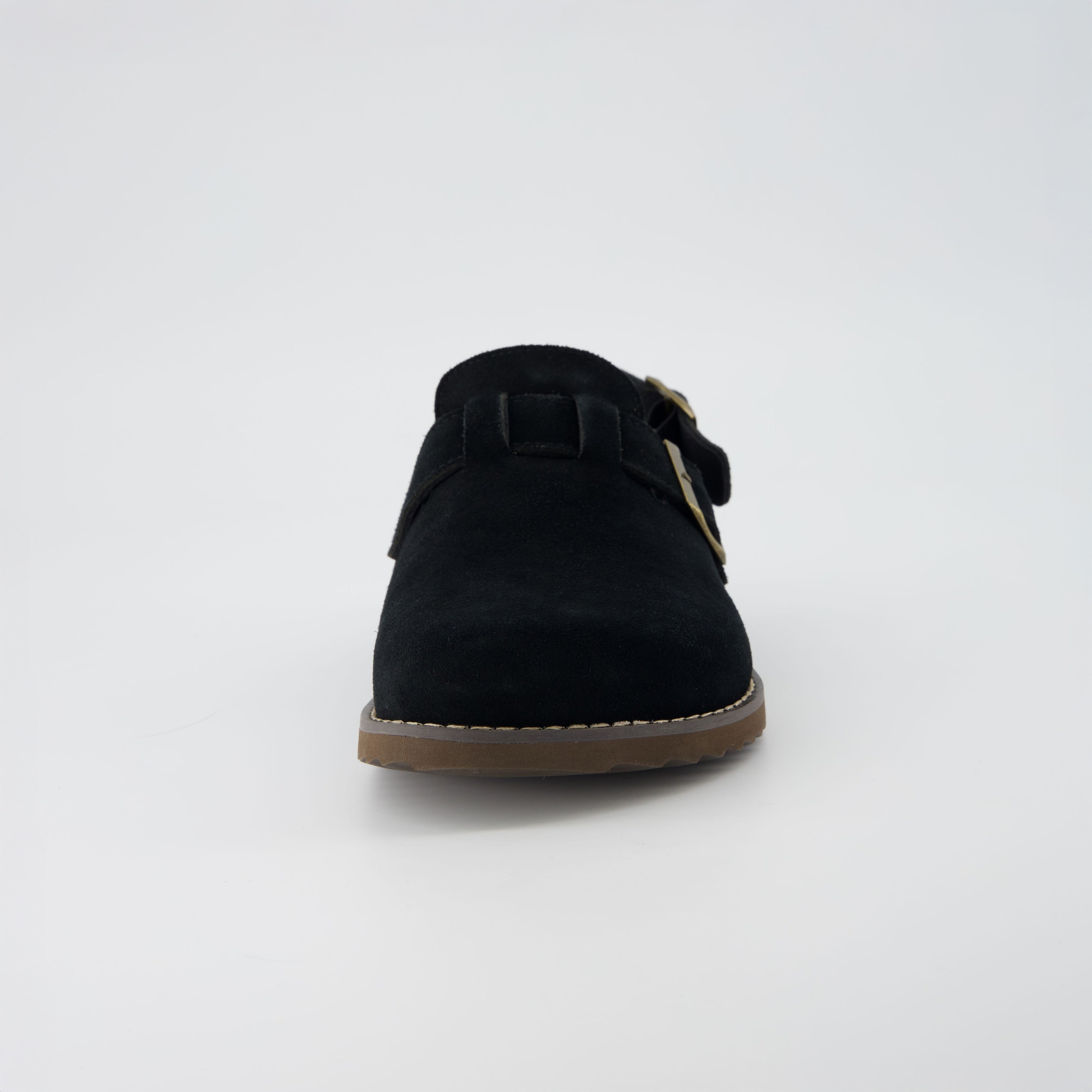 Brooklyn Suede Womens Slides Black