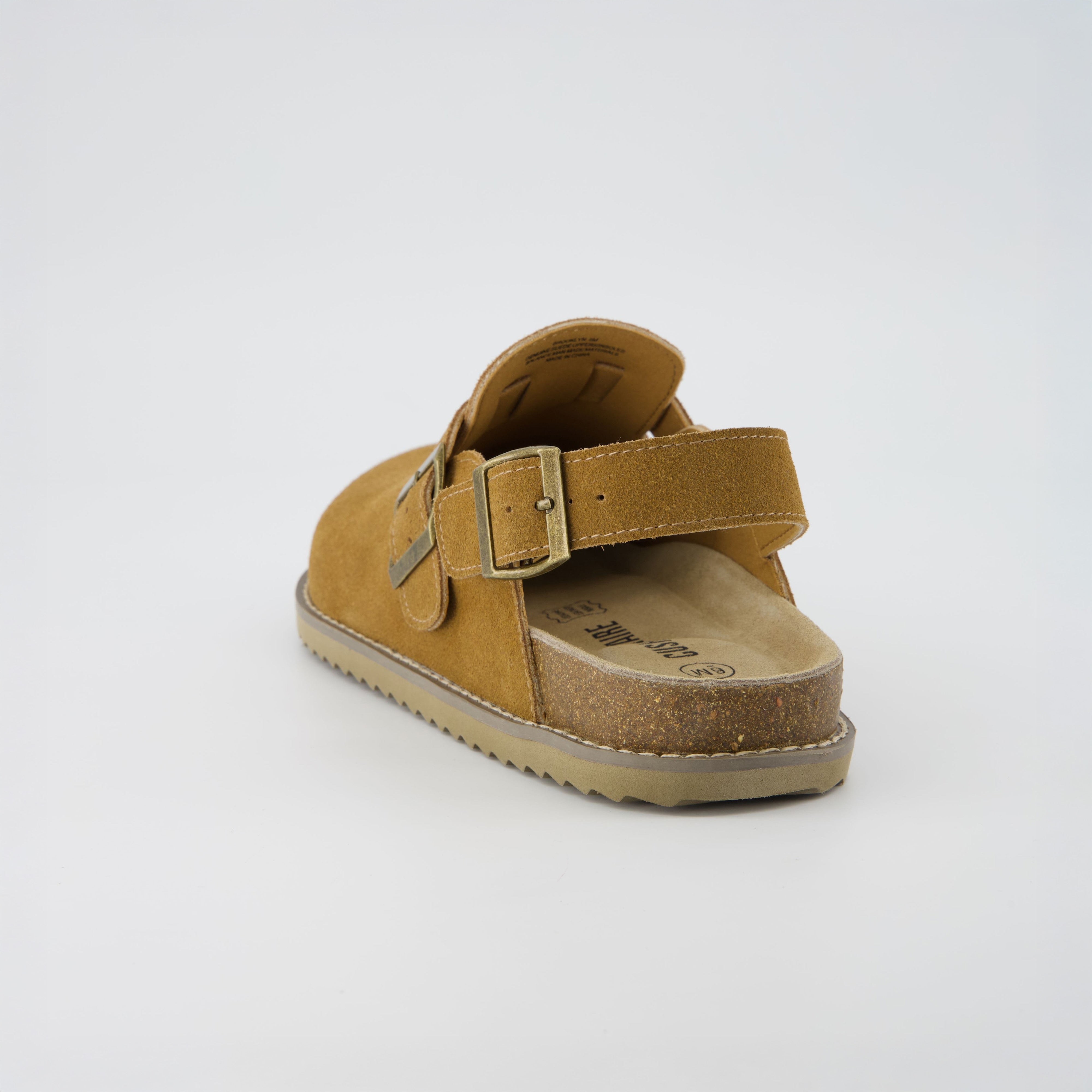 Brooklyn Suede Womens Slides Chestnut