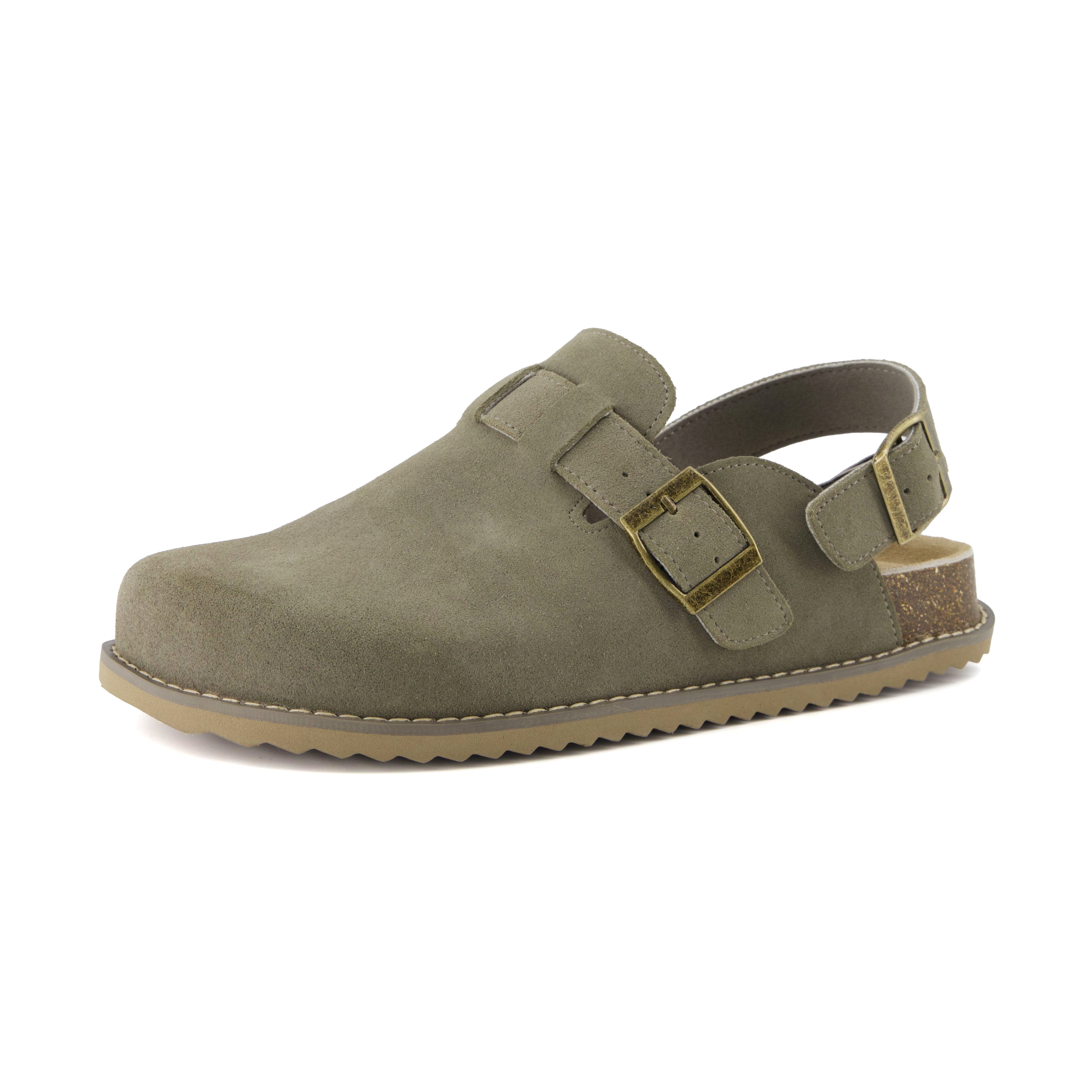 Brooklyn Suede Womens Slides Moss