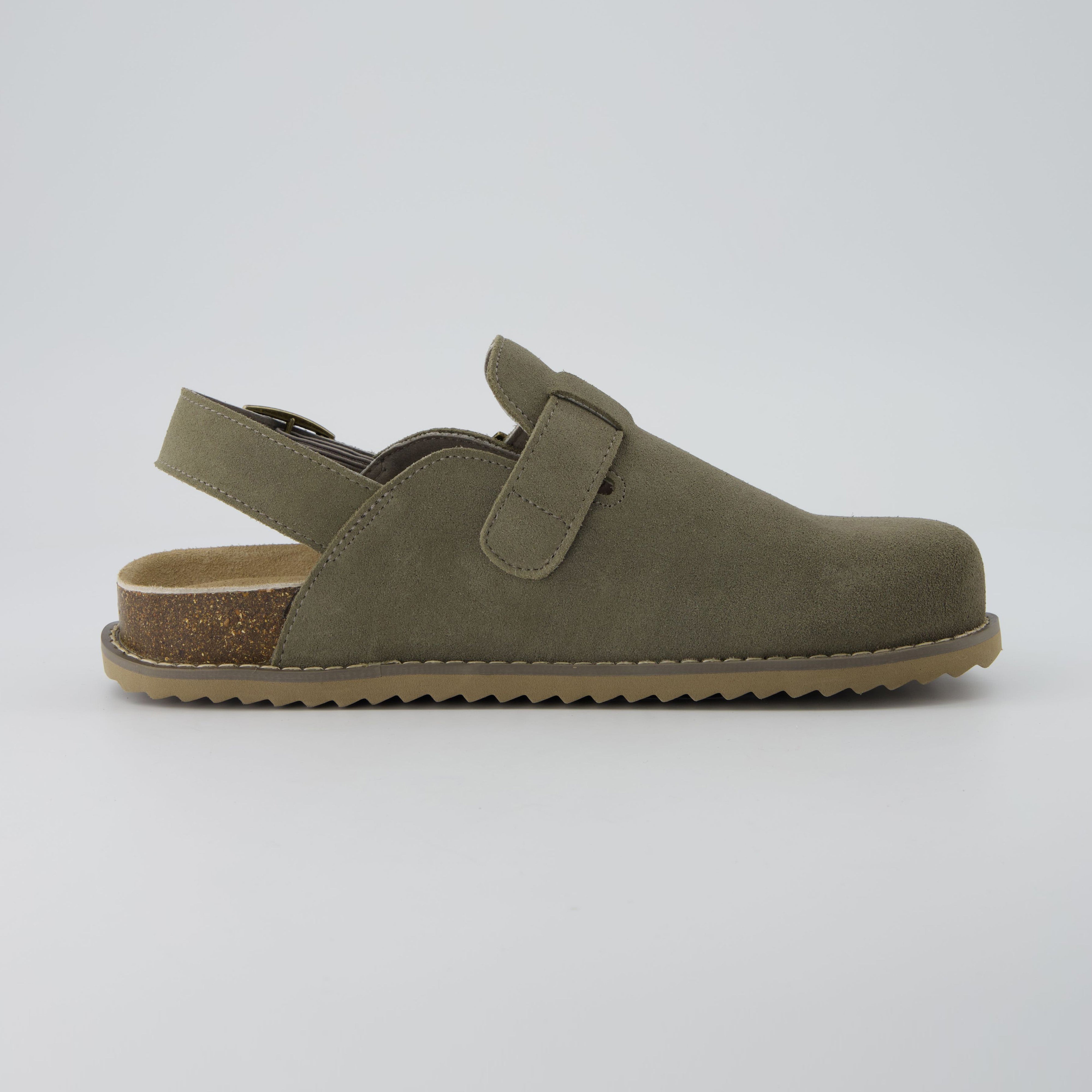 Brooklyn Suede Womens Slides Moss