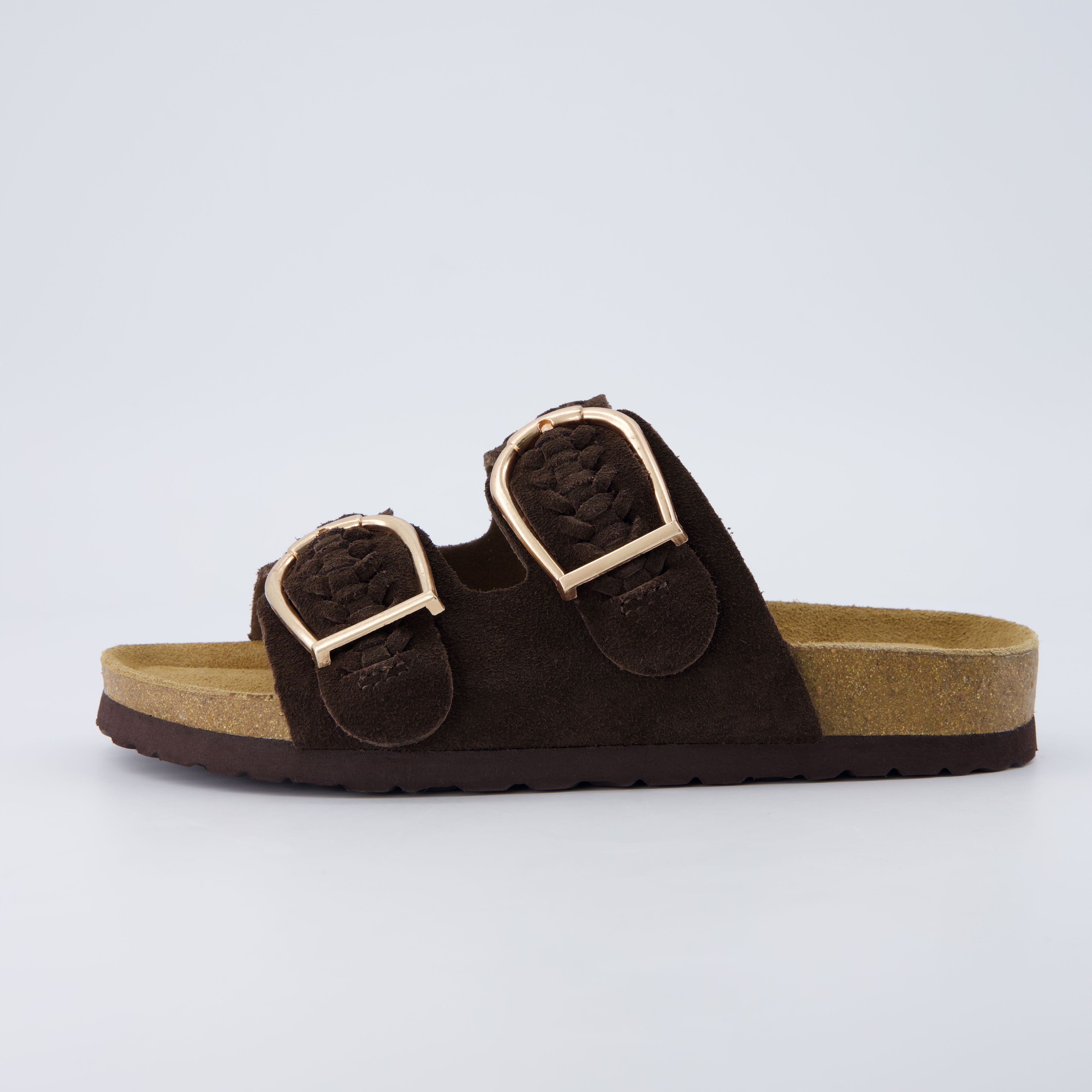 Cashew Cork Sandal Chocolate