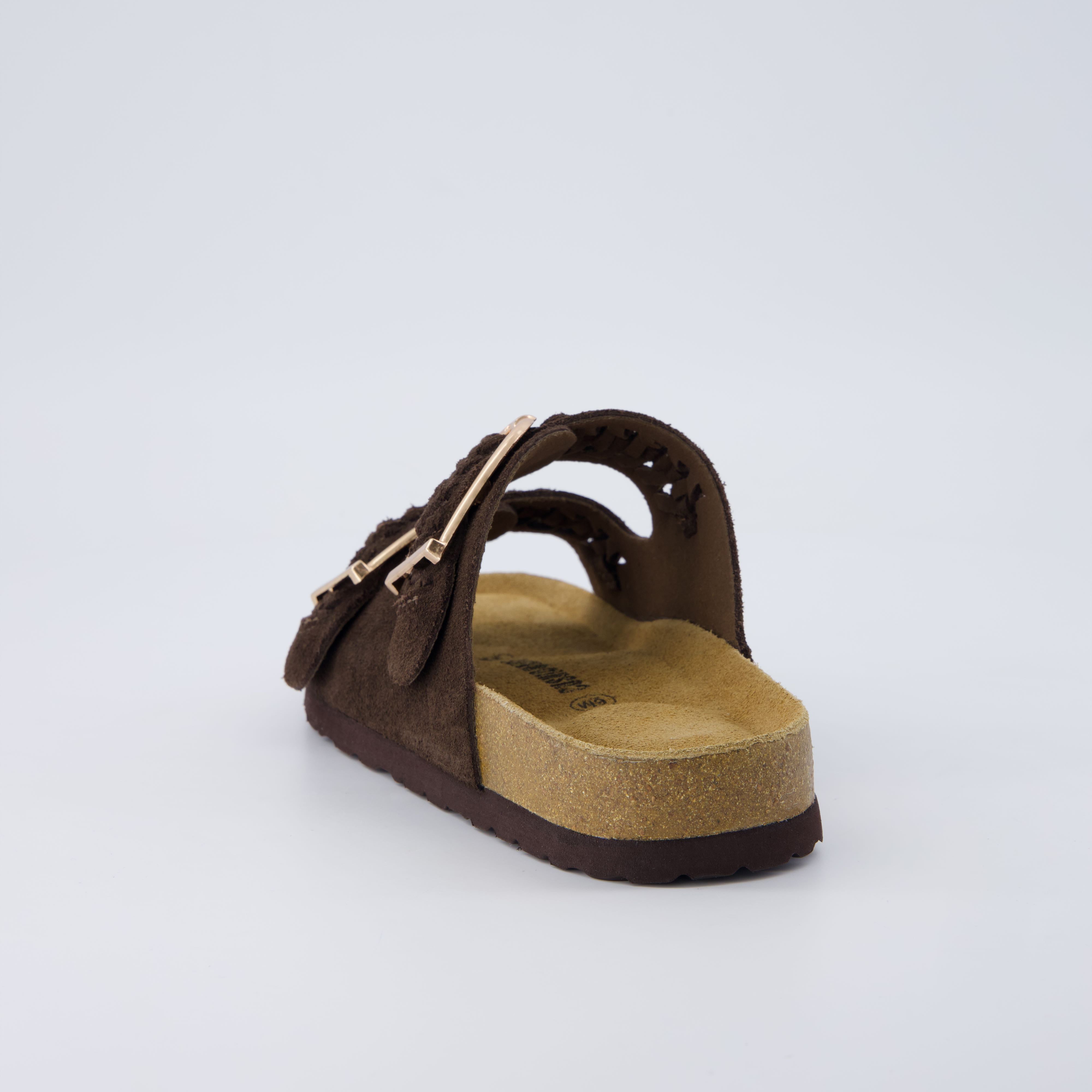 Cashew Cork Sandal Chocolate