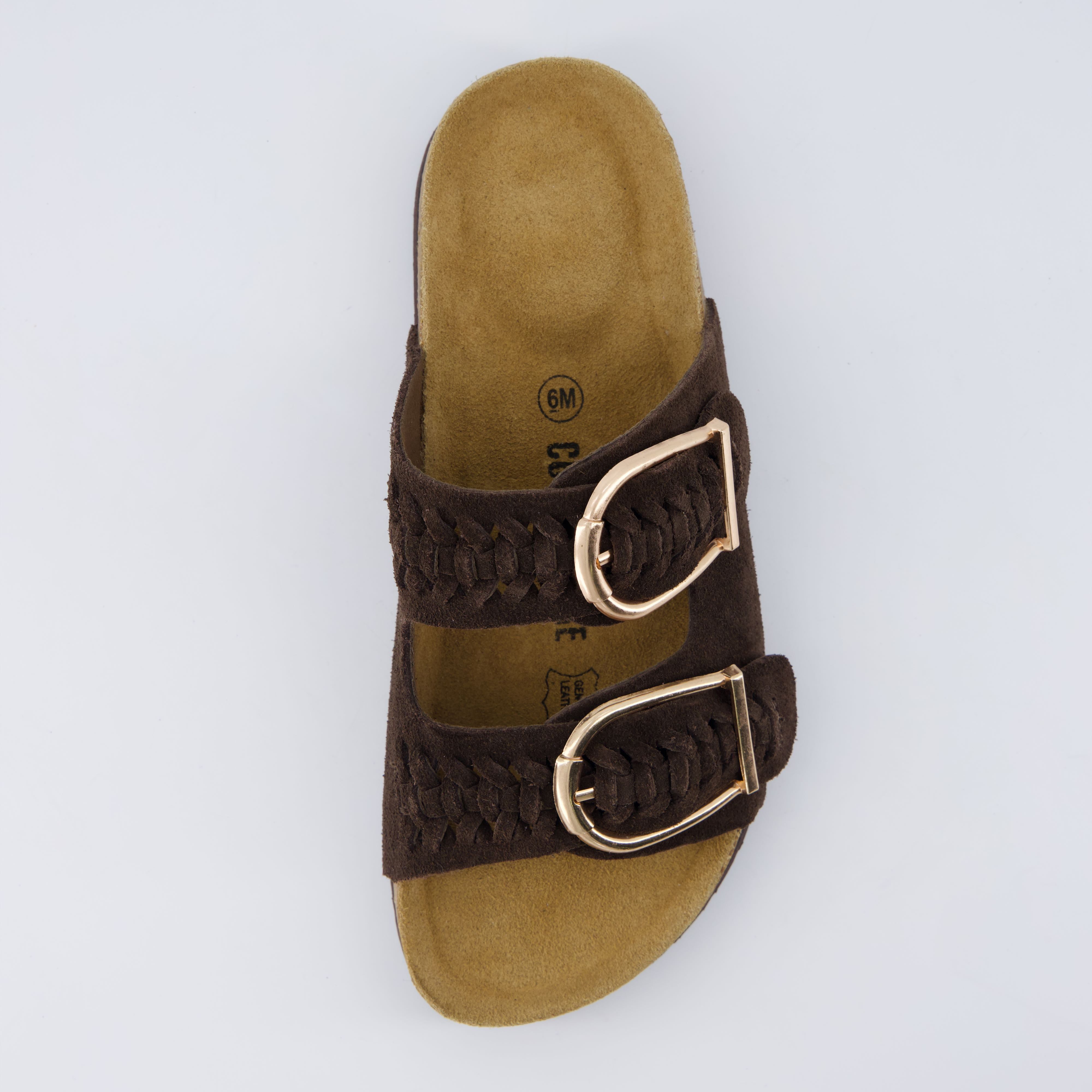 Cashew Cork Sandal Chocolate