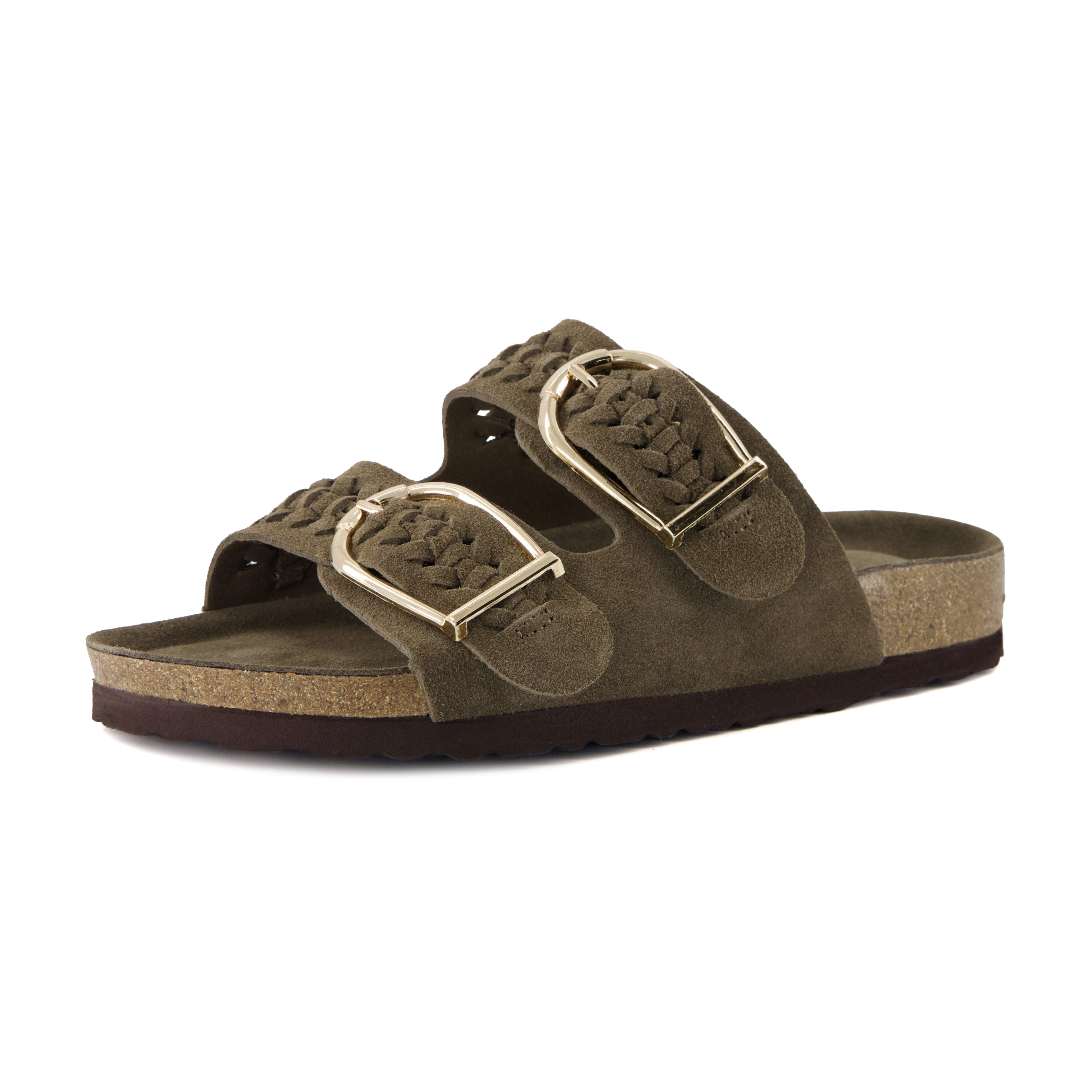 Cashew Cork Sandal Taupe