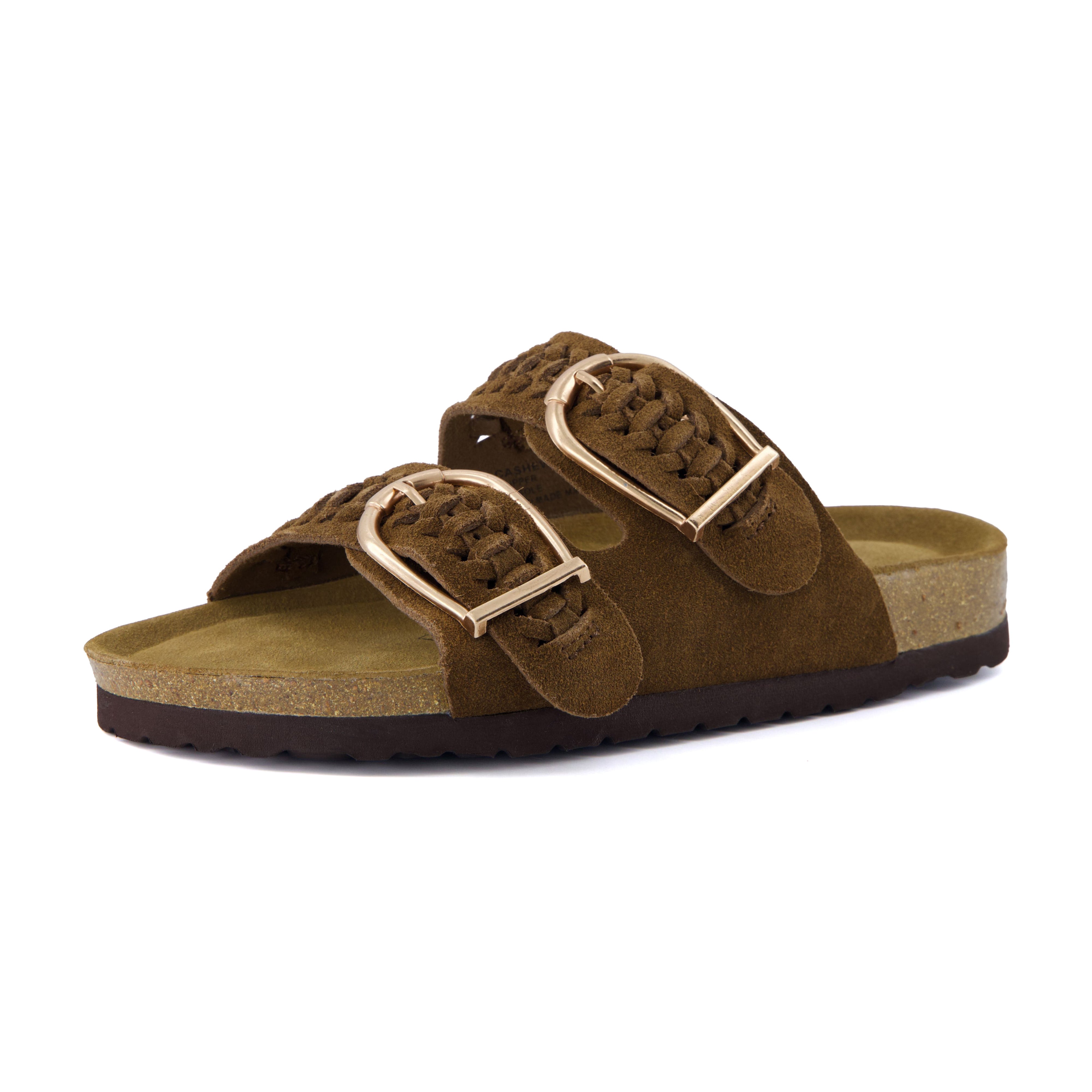 Cashew Cork Sandal Black