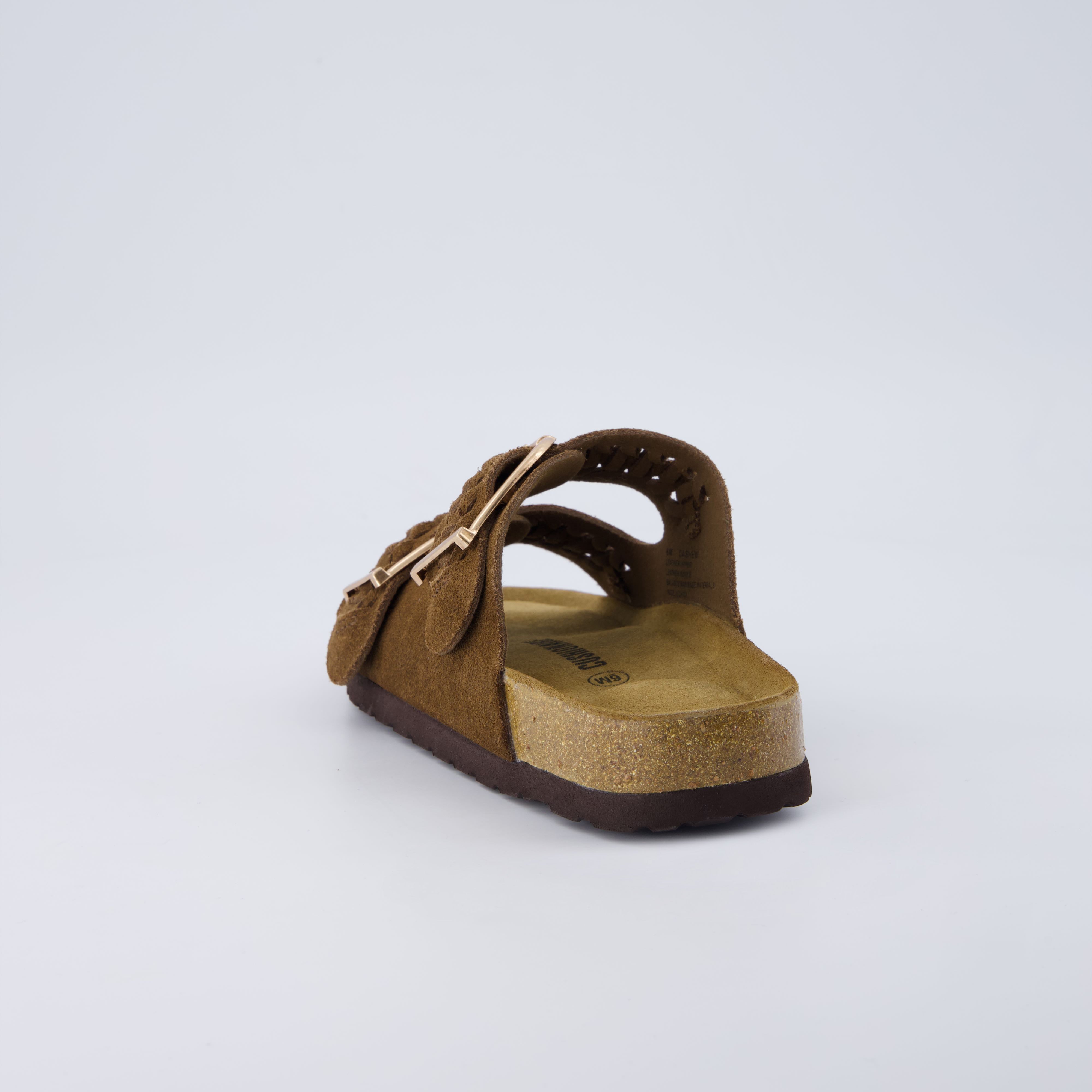 Cashew Cork Sandal Black