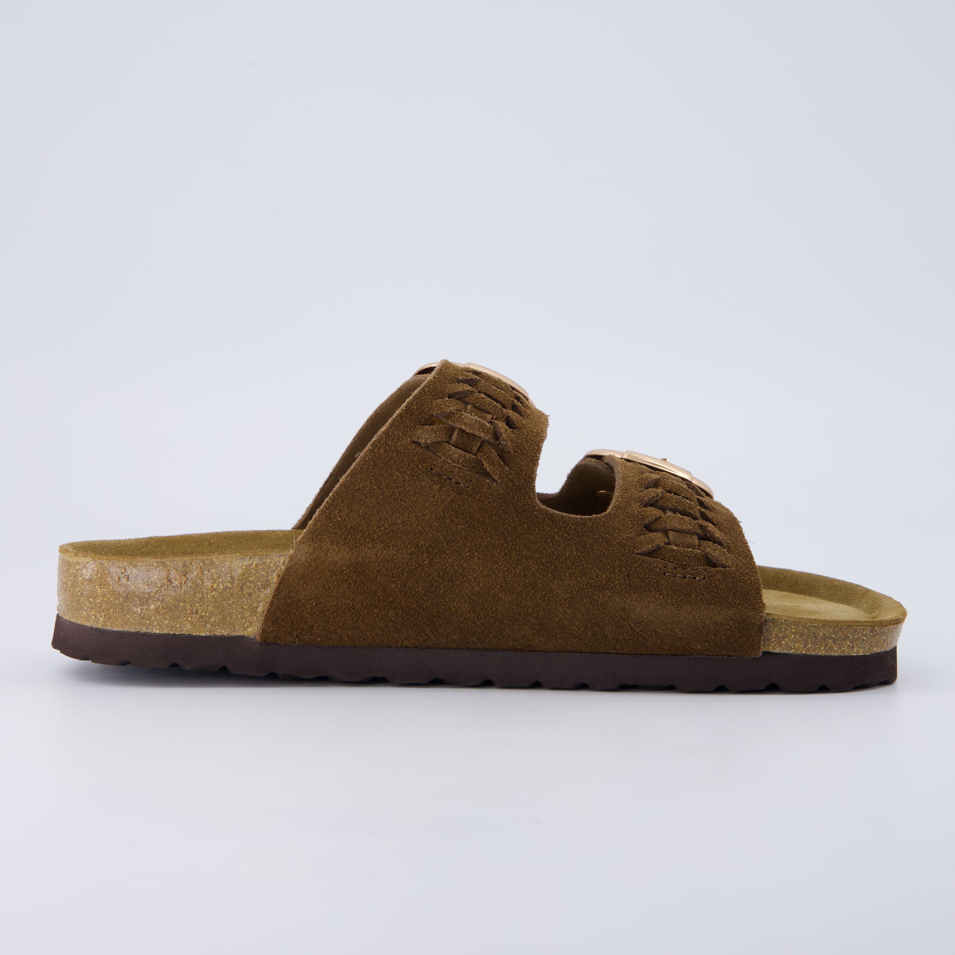 Cashew Cork Sandal Black