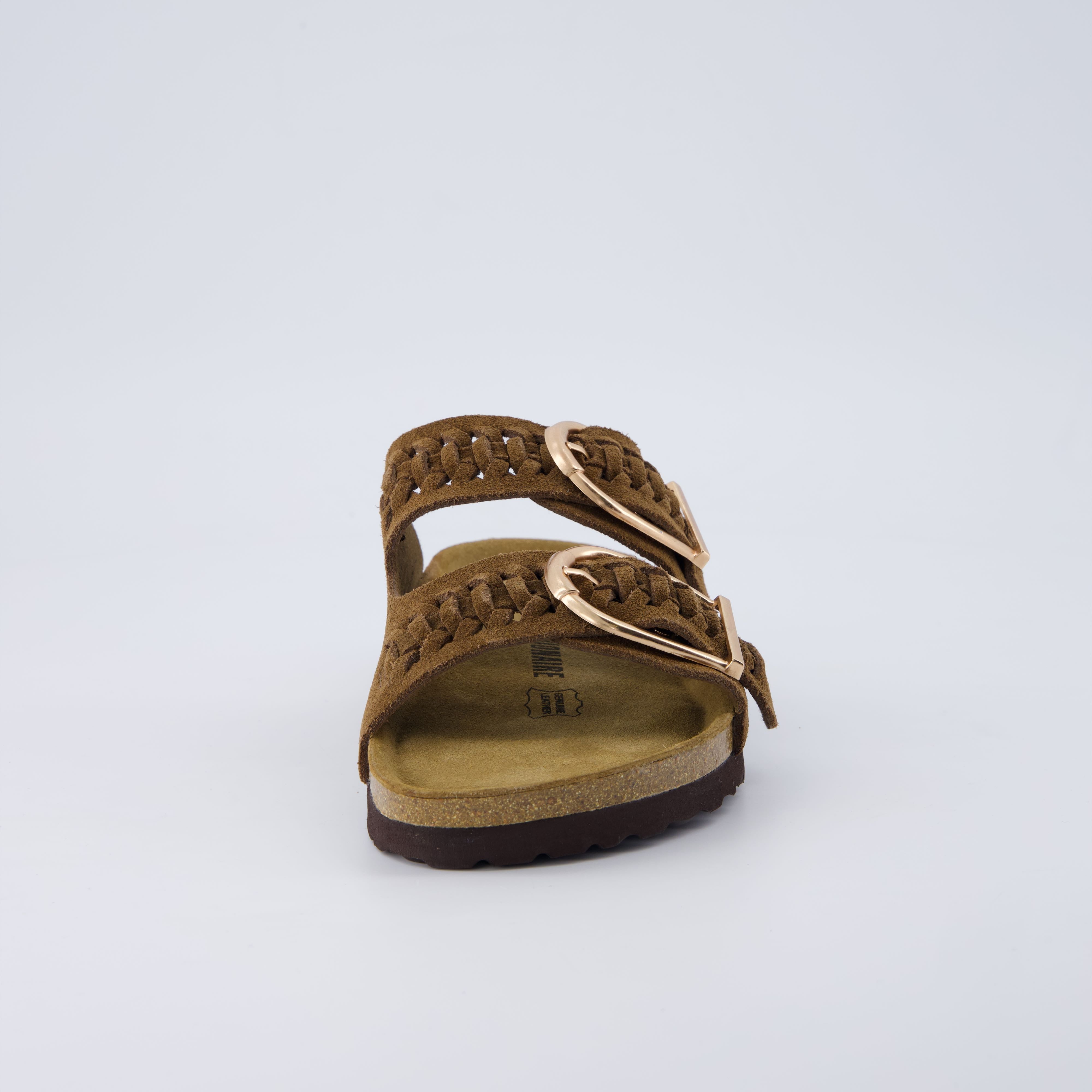 Cashew Cork Sandal Black