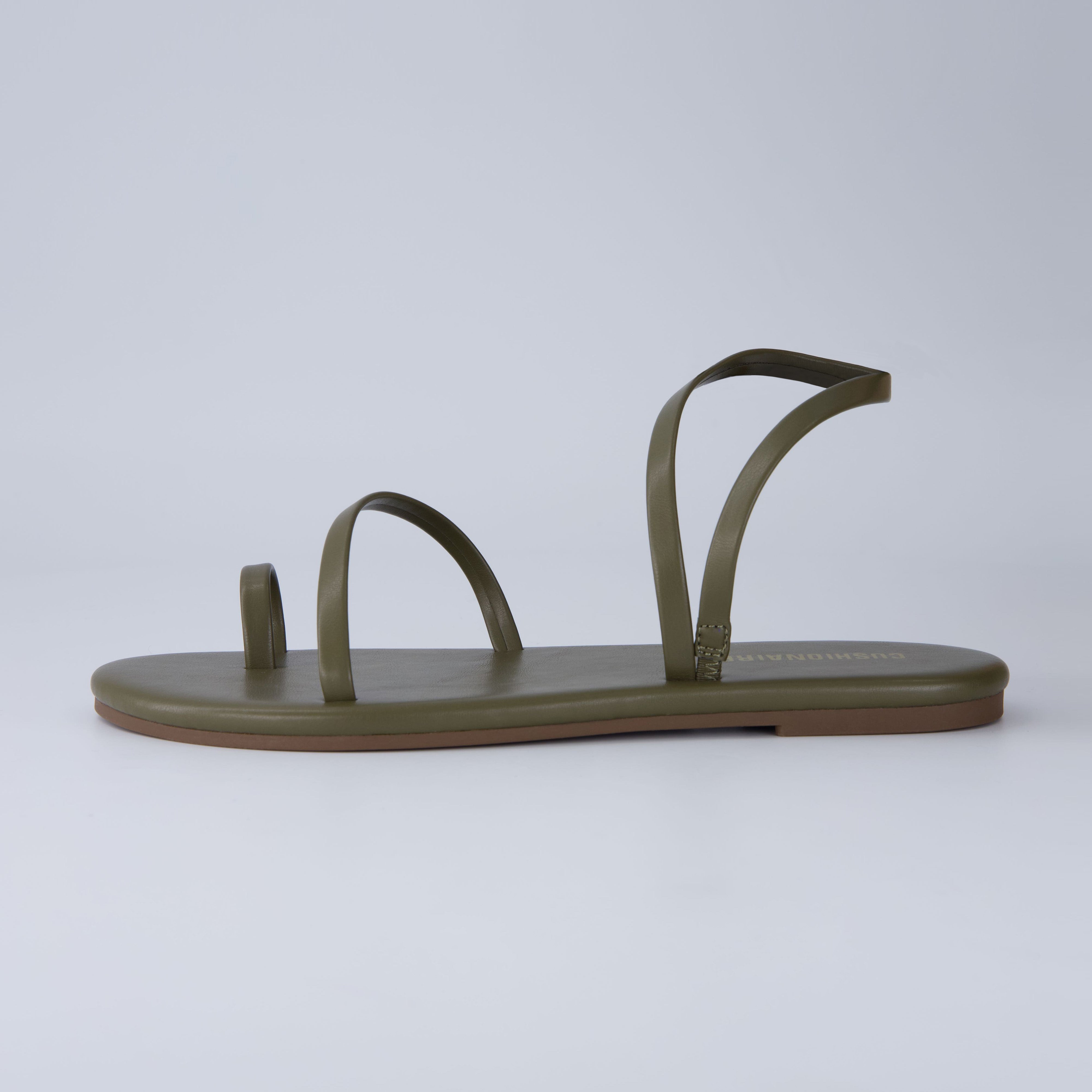Chai Strappy Sandals Olive