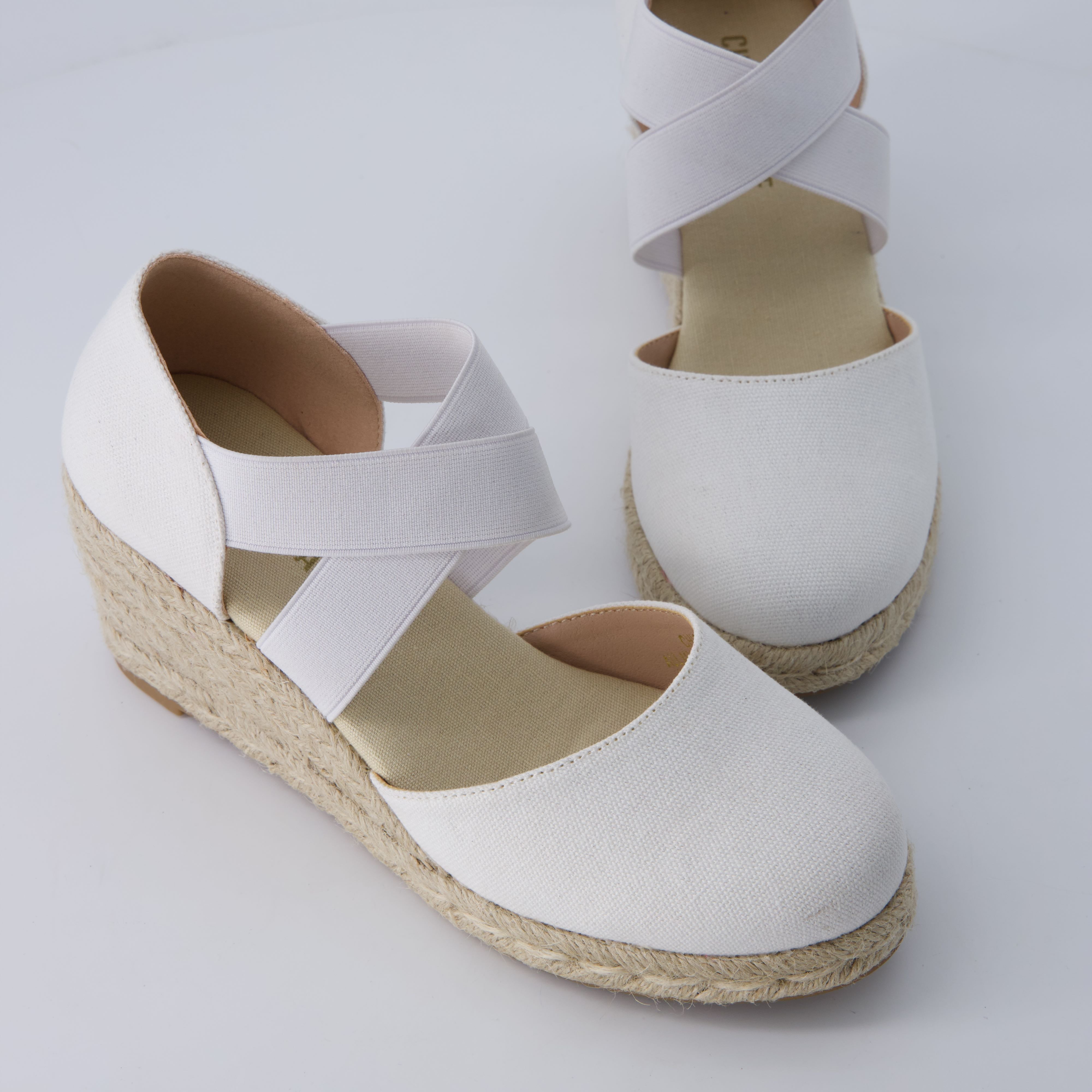 Chica Espadrille Wedge Sandals Chocolate