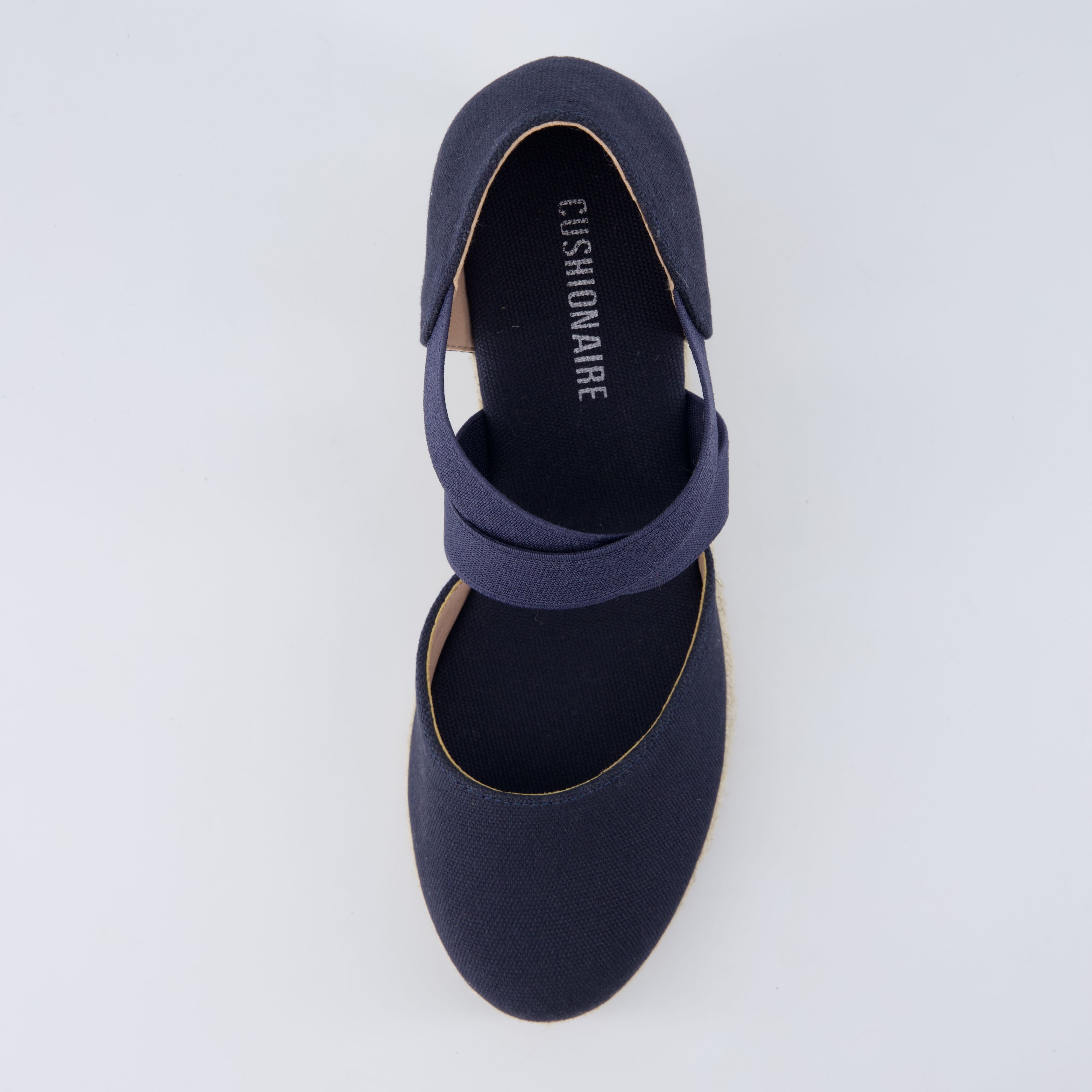 Chica Espadrille Wedge Sandals Navy