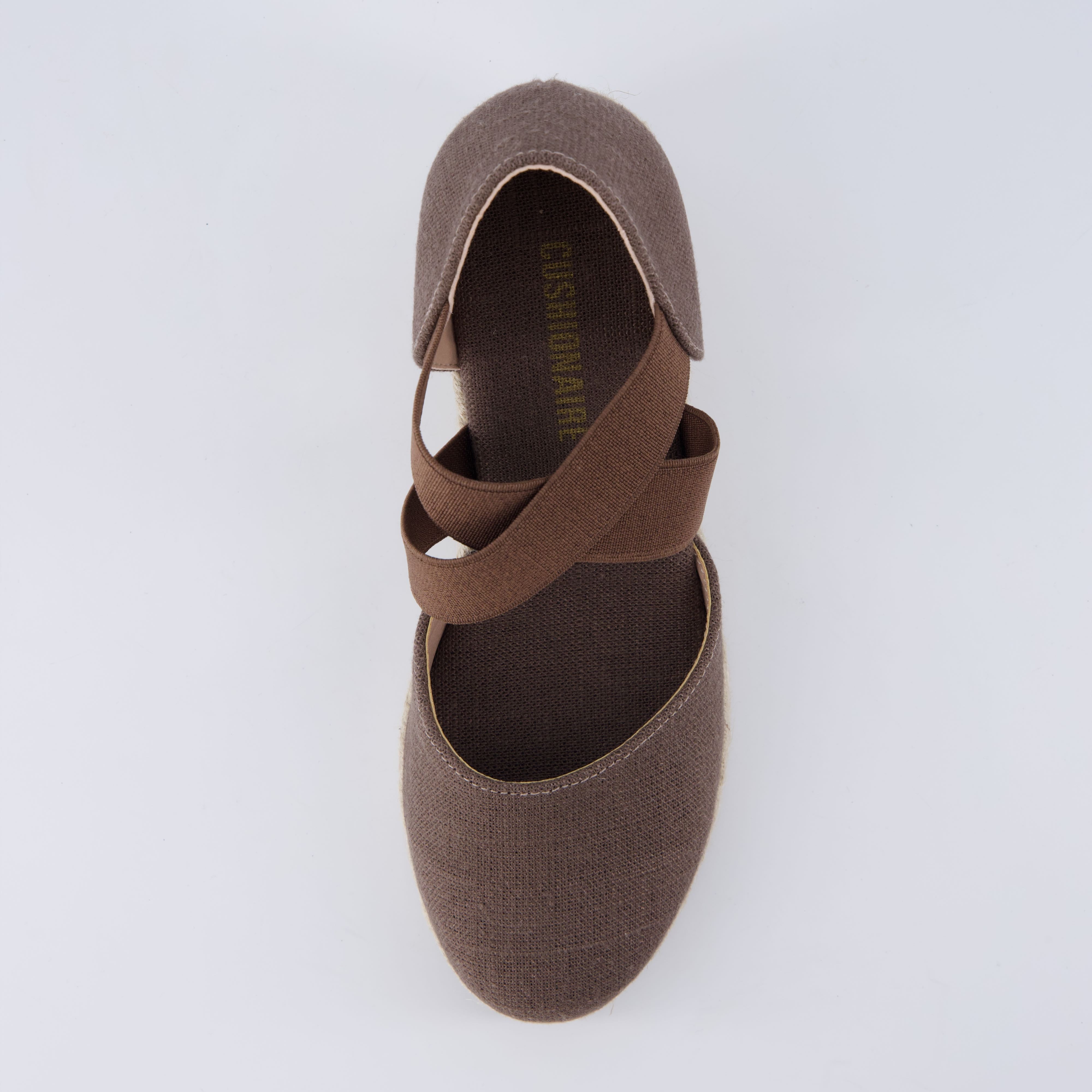 Chica Espadrille Wedge Sandals Chocolate
