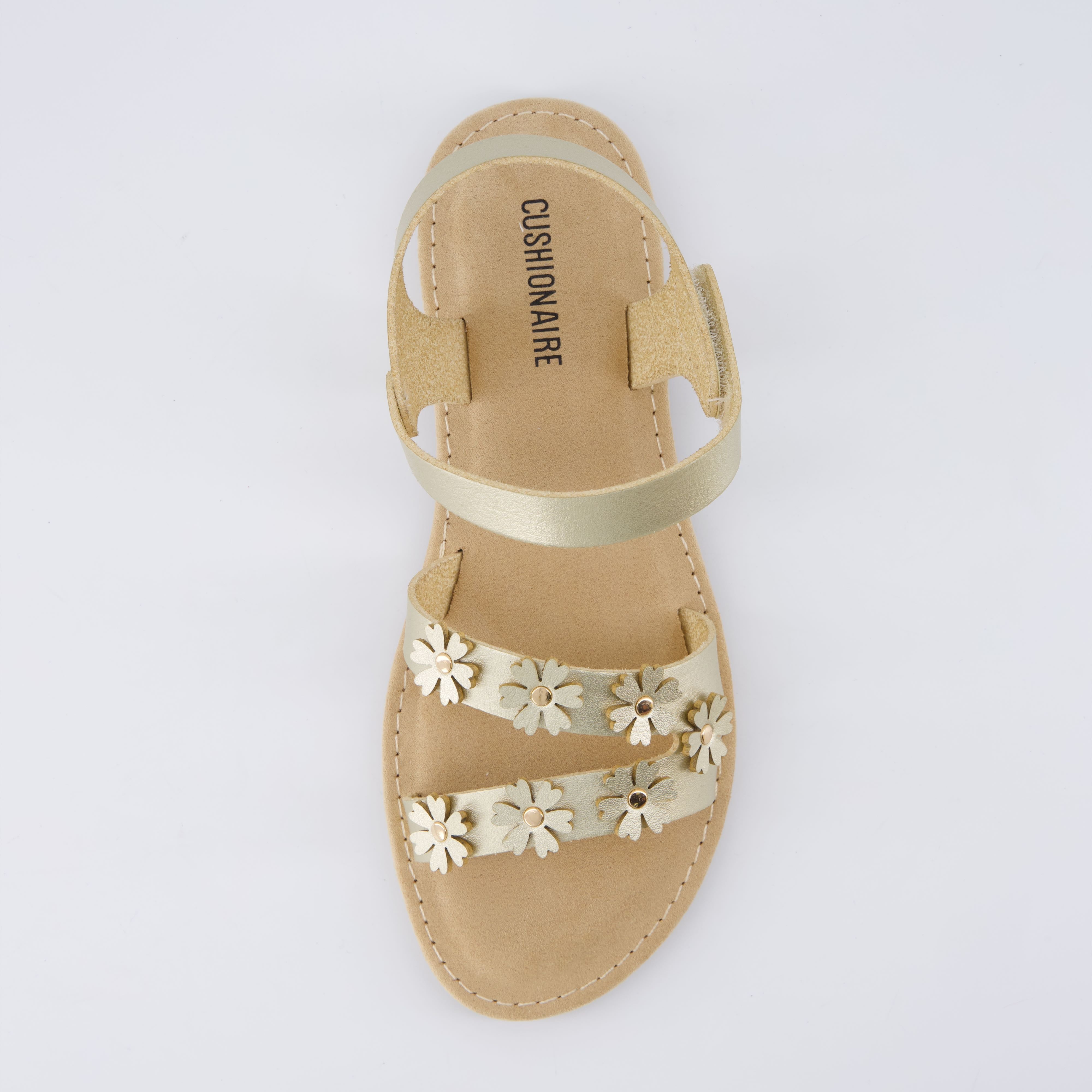Cleo Girls Sandals Gold Medium