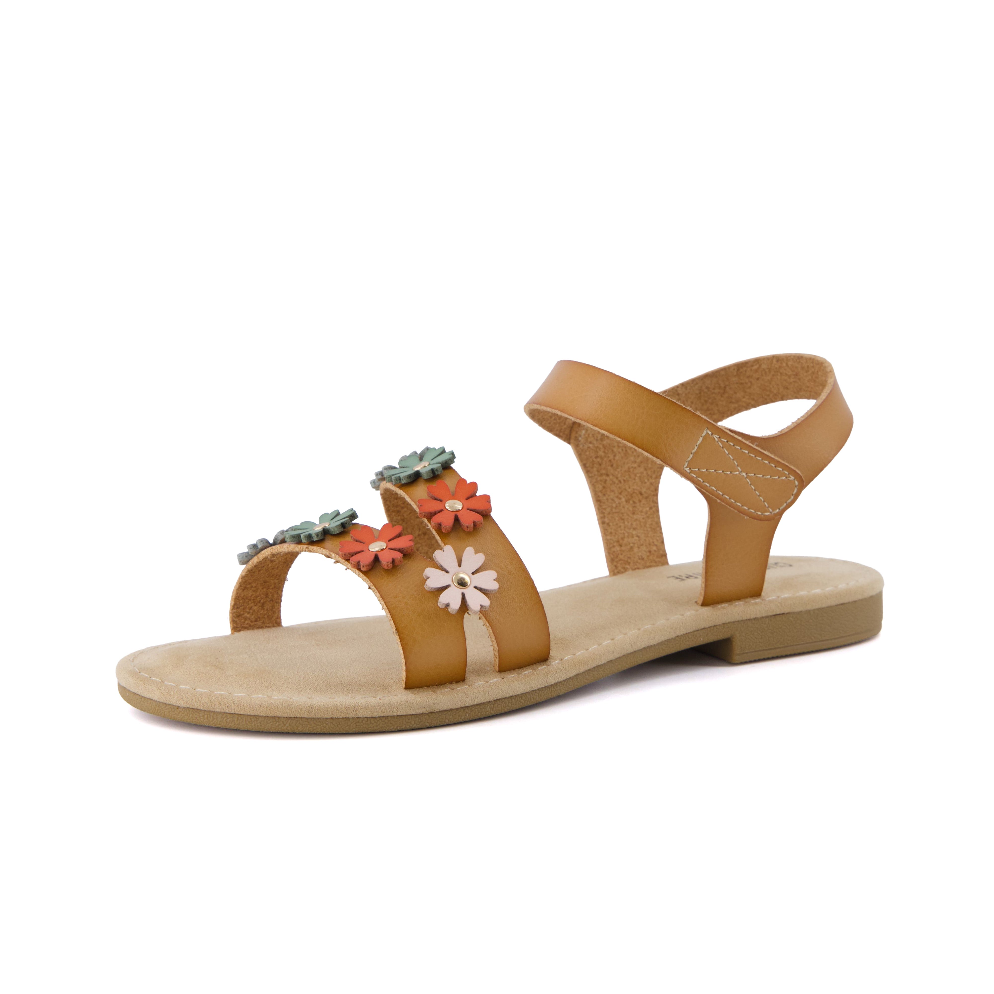 Cleo Girls Sandals Tan Medium
