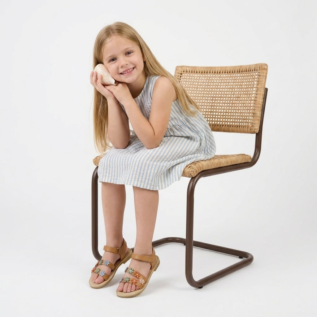 Cleo Girls Sandals Tan Medium