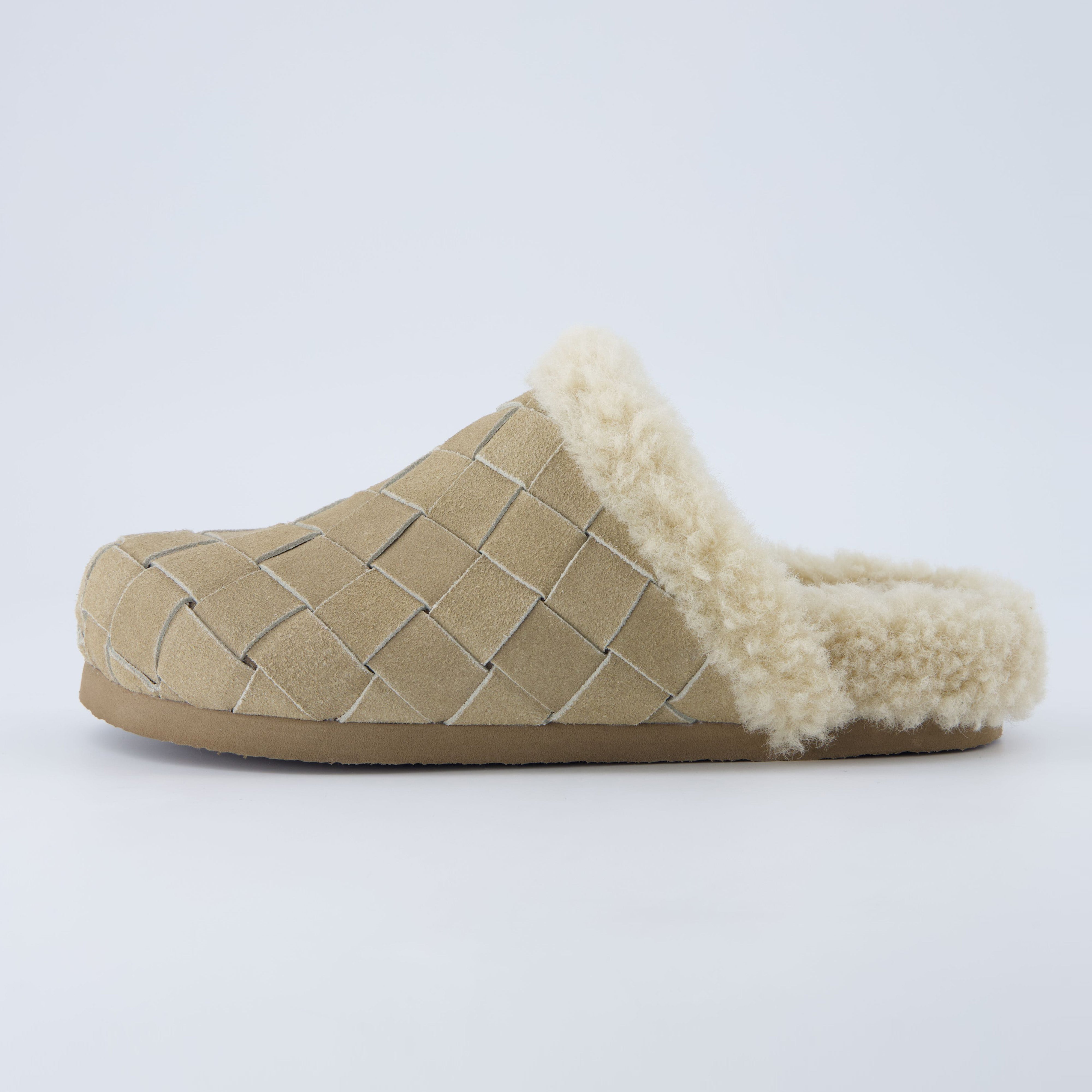 Cliche Suede Slipper Biscuit
