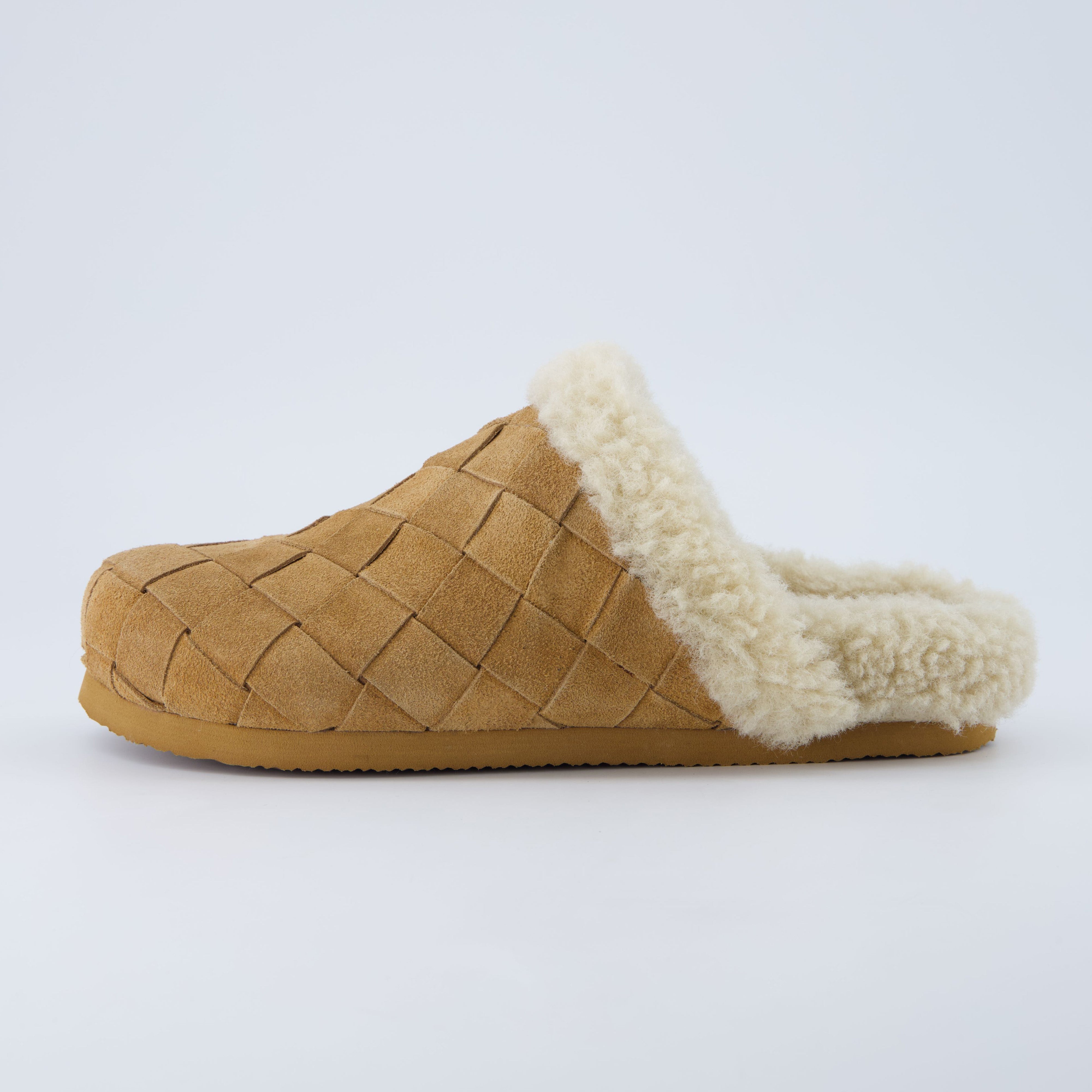 Cliche Suede Slipper Chestnut