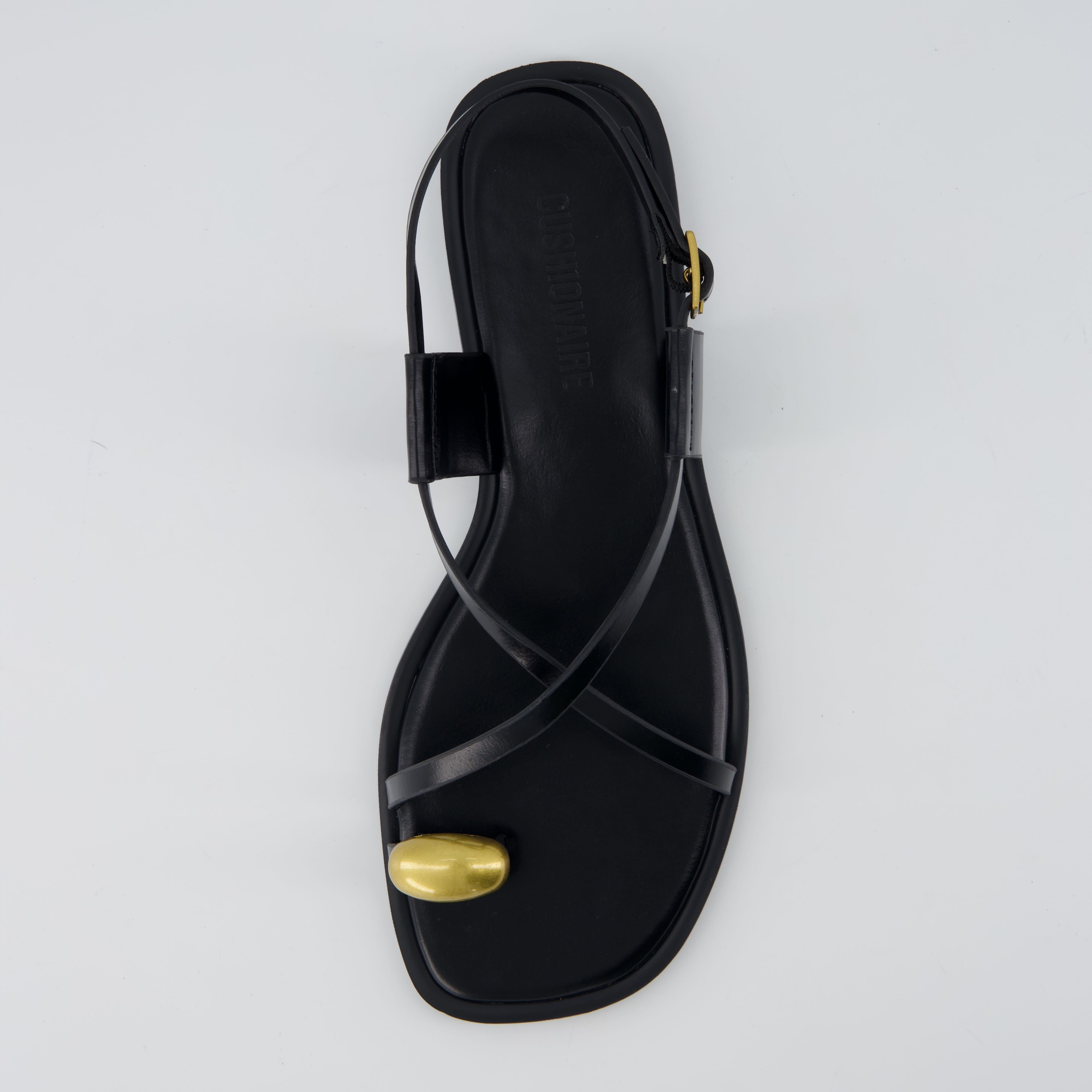 Corfu Flat Sandals BLACK