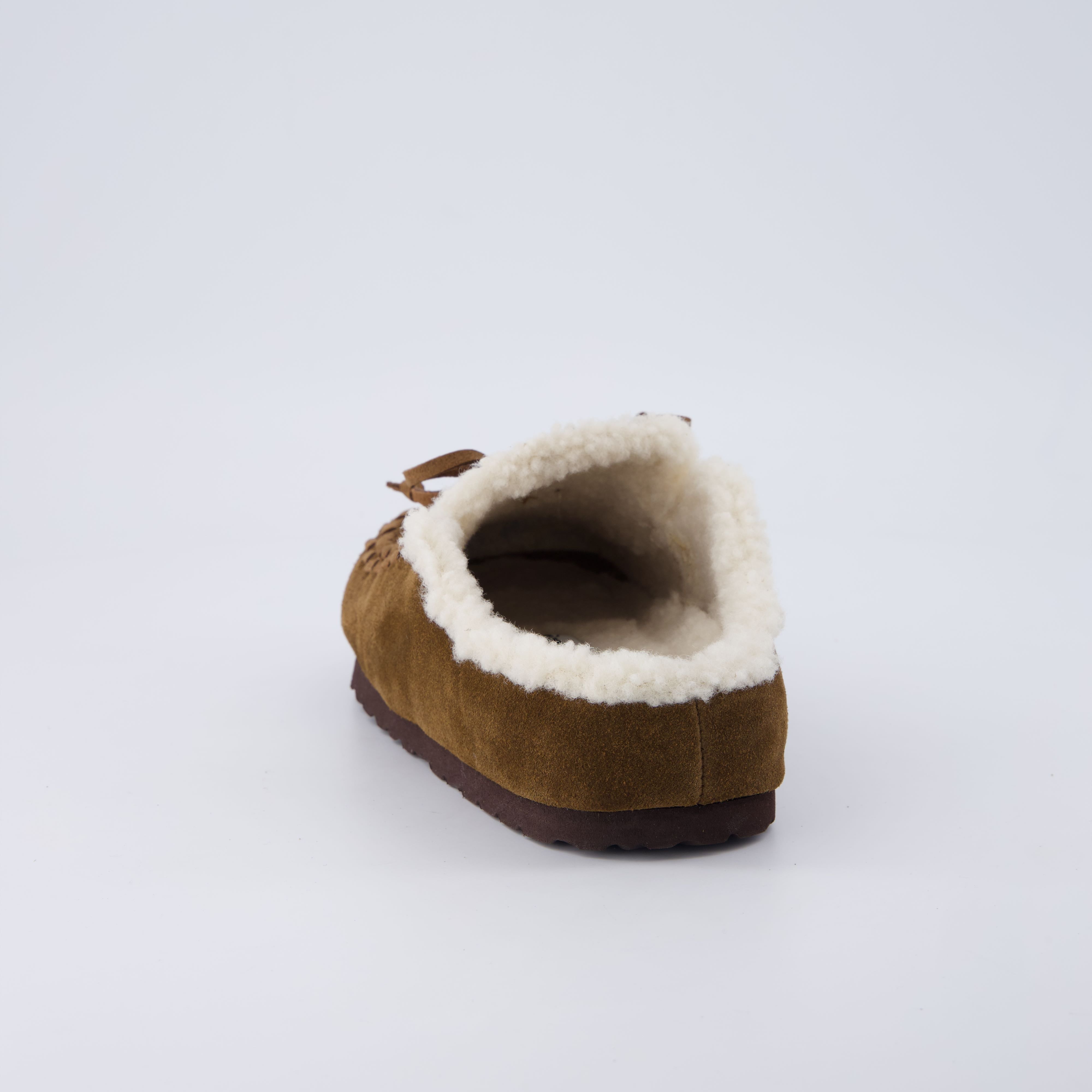 Creek Genuine Suede Slippers Brown