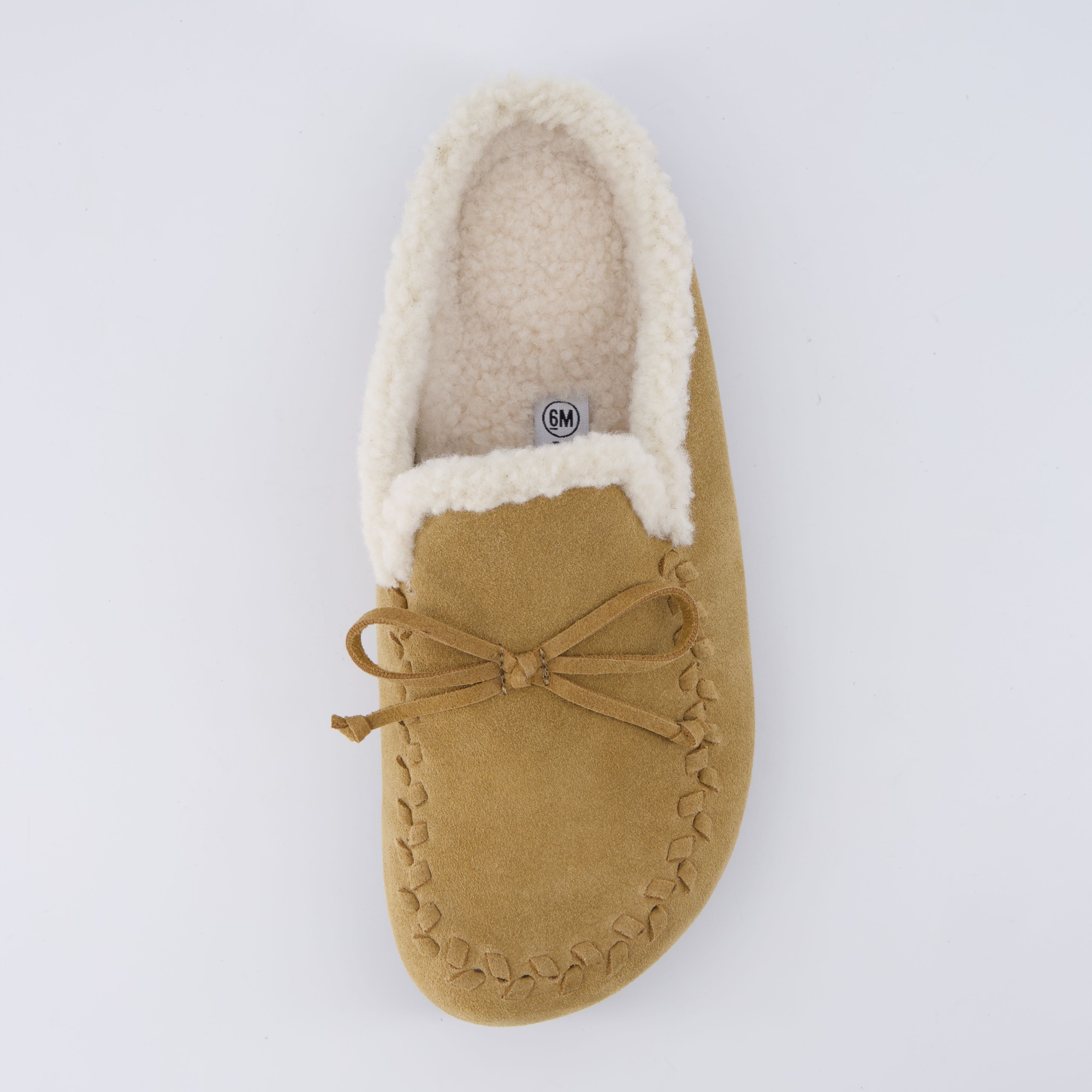 Creek Genuine Suede Slippers Sand