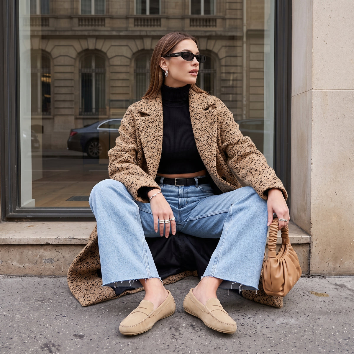 Daley Penny Loafers Sand Medium