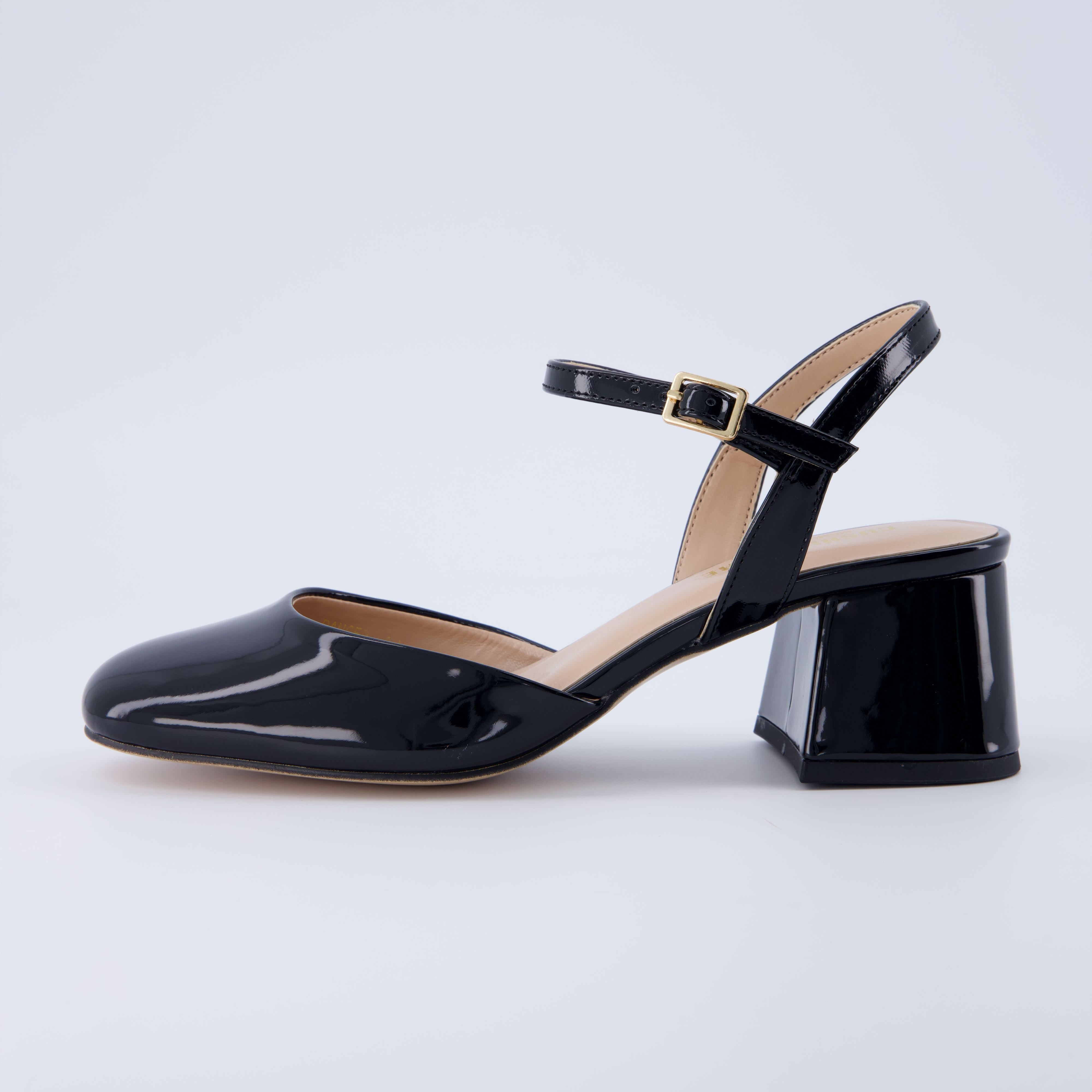Dancer Block Heel Mary Jane Black