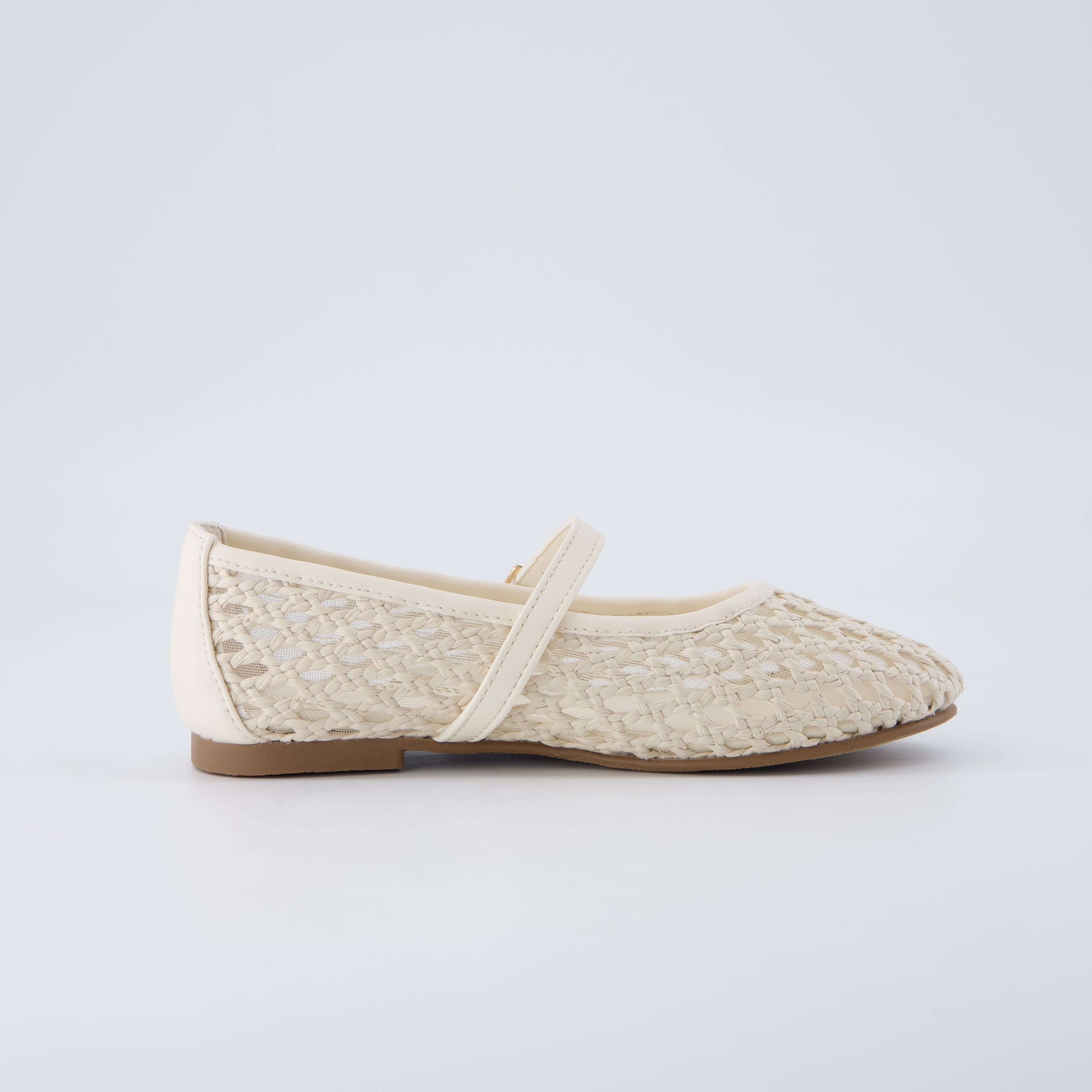 Darla Mary Jane Ballet Flats Cream Medium