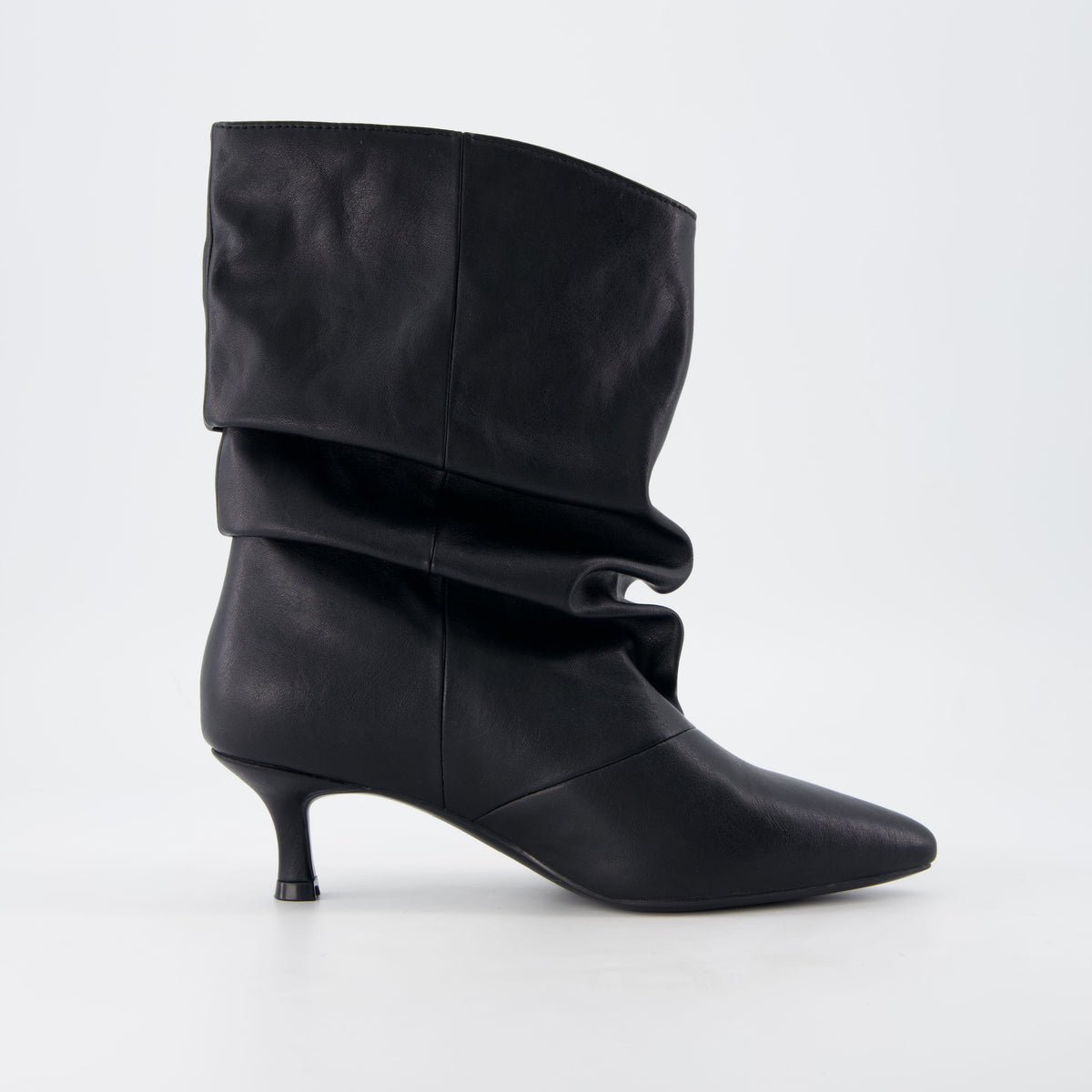 Delia Kitten Heel Boots