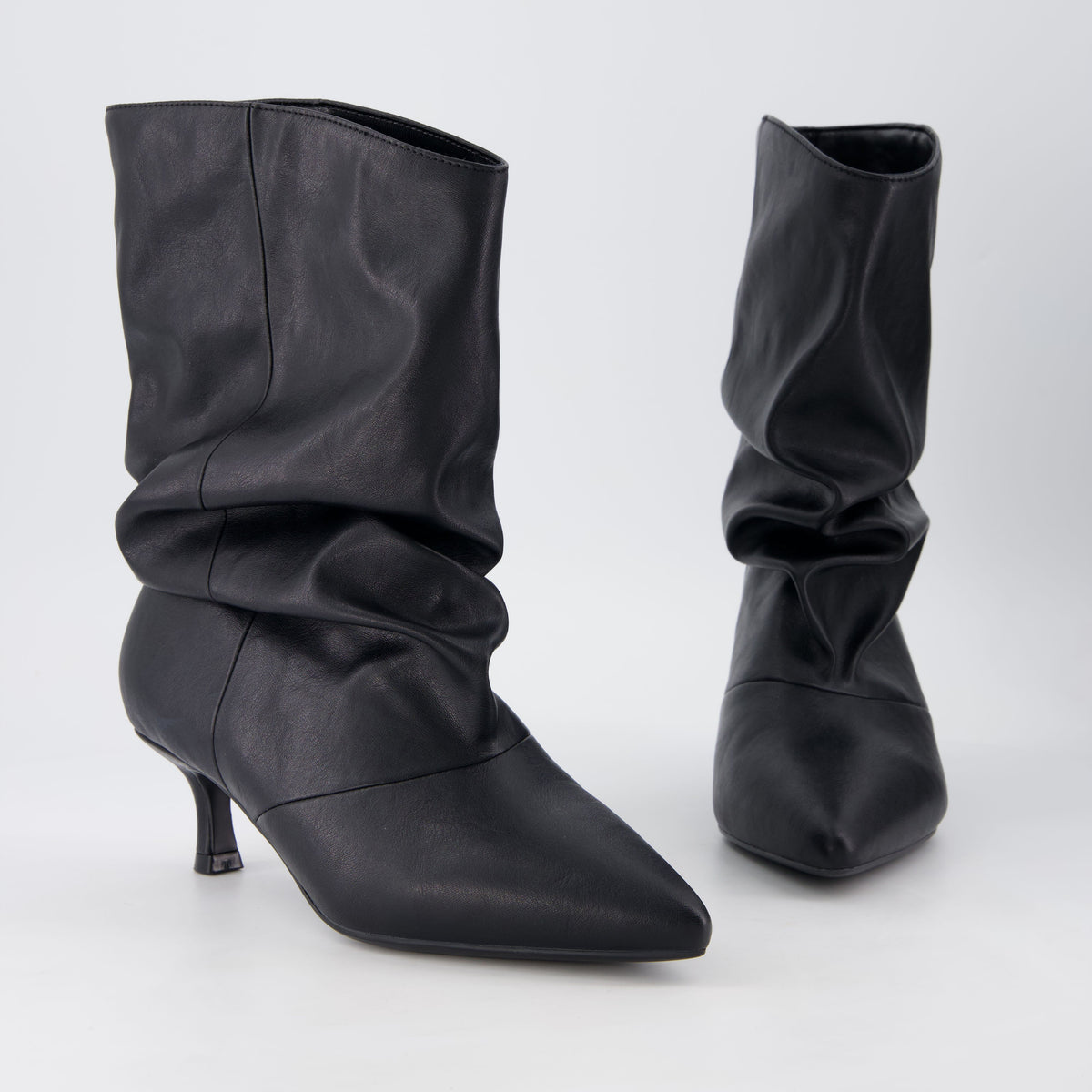 Delia Kitten Heel Boots
