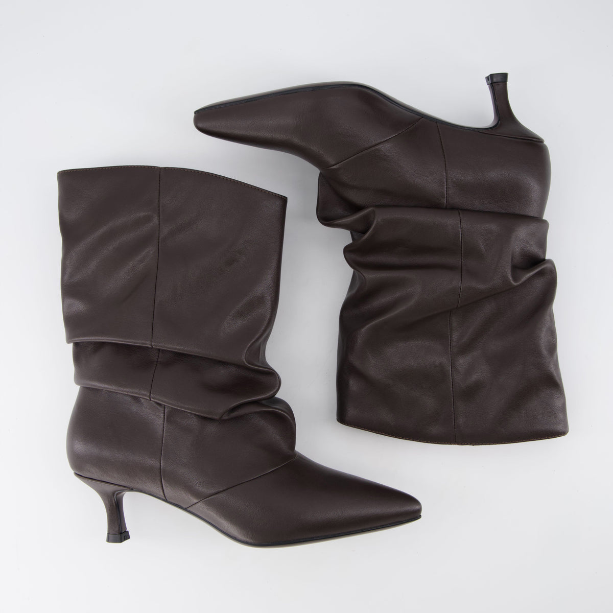 Delia Kitten Heel Boots
